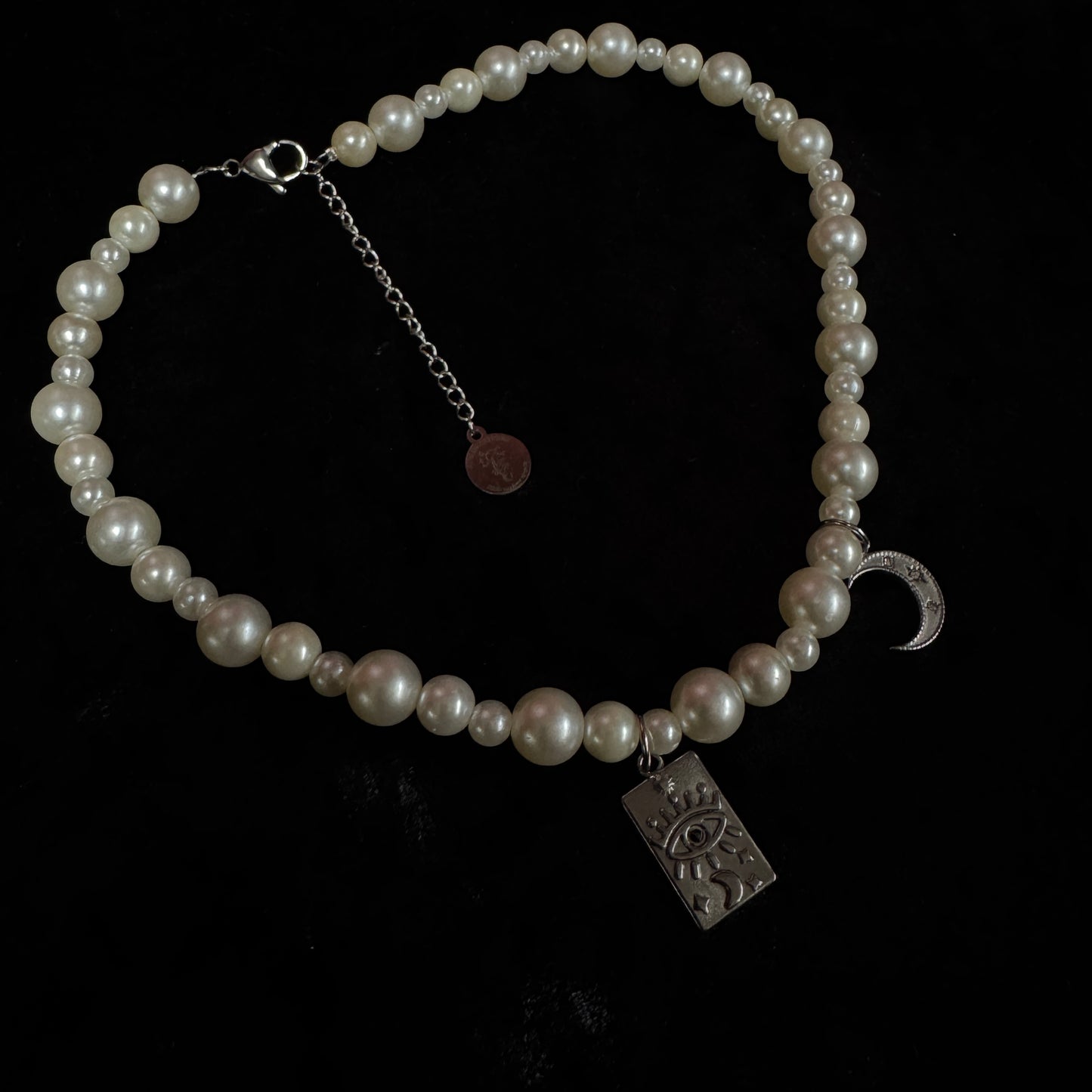 Collier Angélique (version argentée) - Collection Signature Atelier Saturne