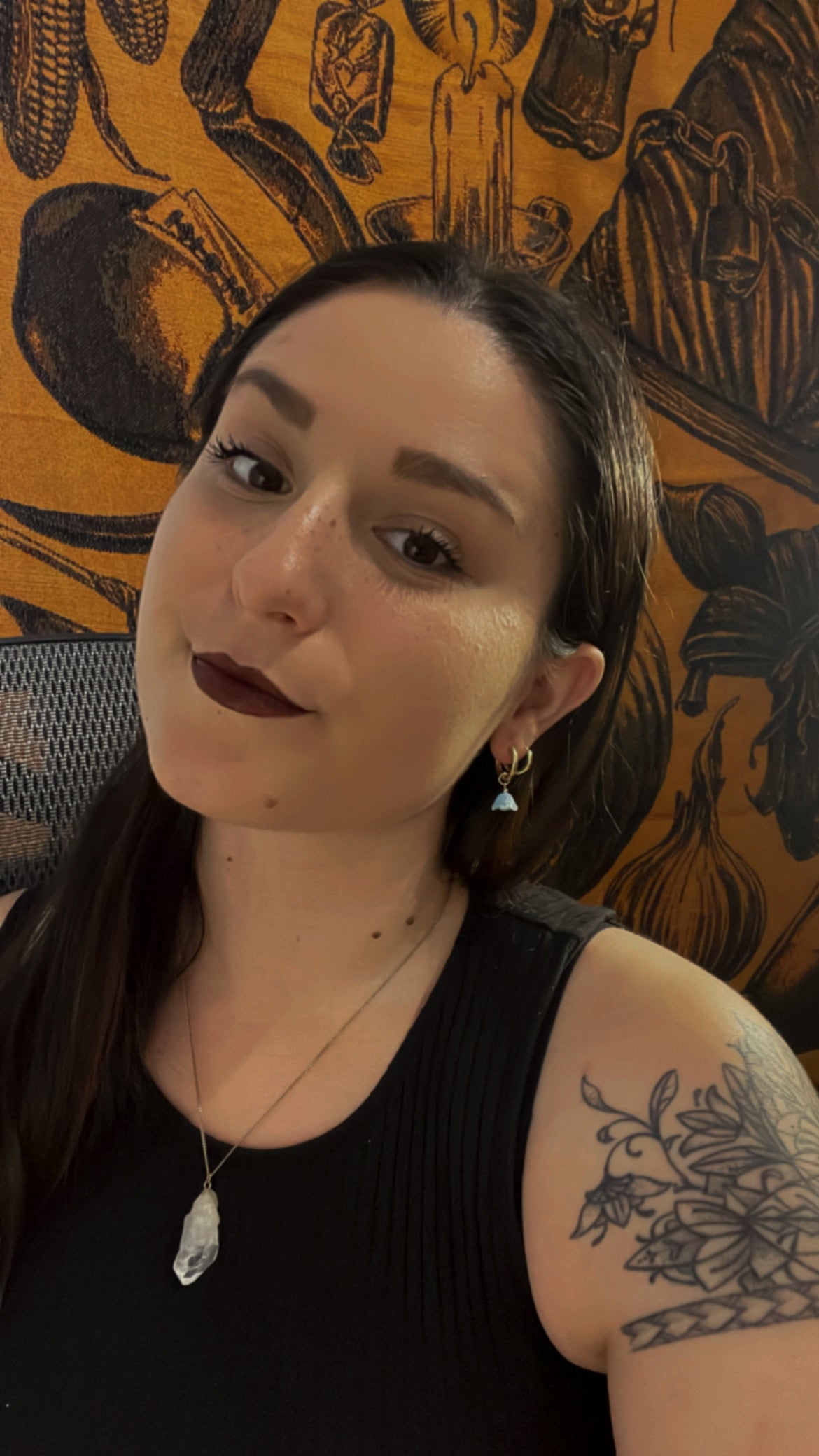 Boucles d'oreilles magiques et upcyclées - Astrid