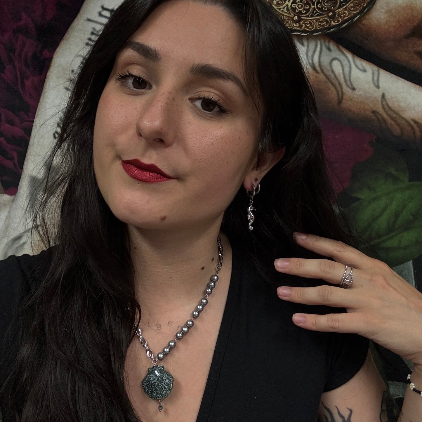 Boucles d’oreilles magiques et upcyclées : Calypso