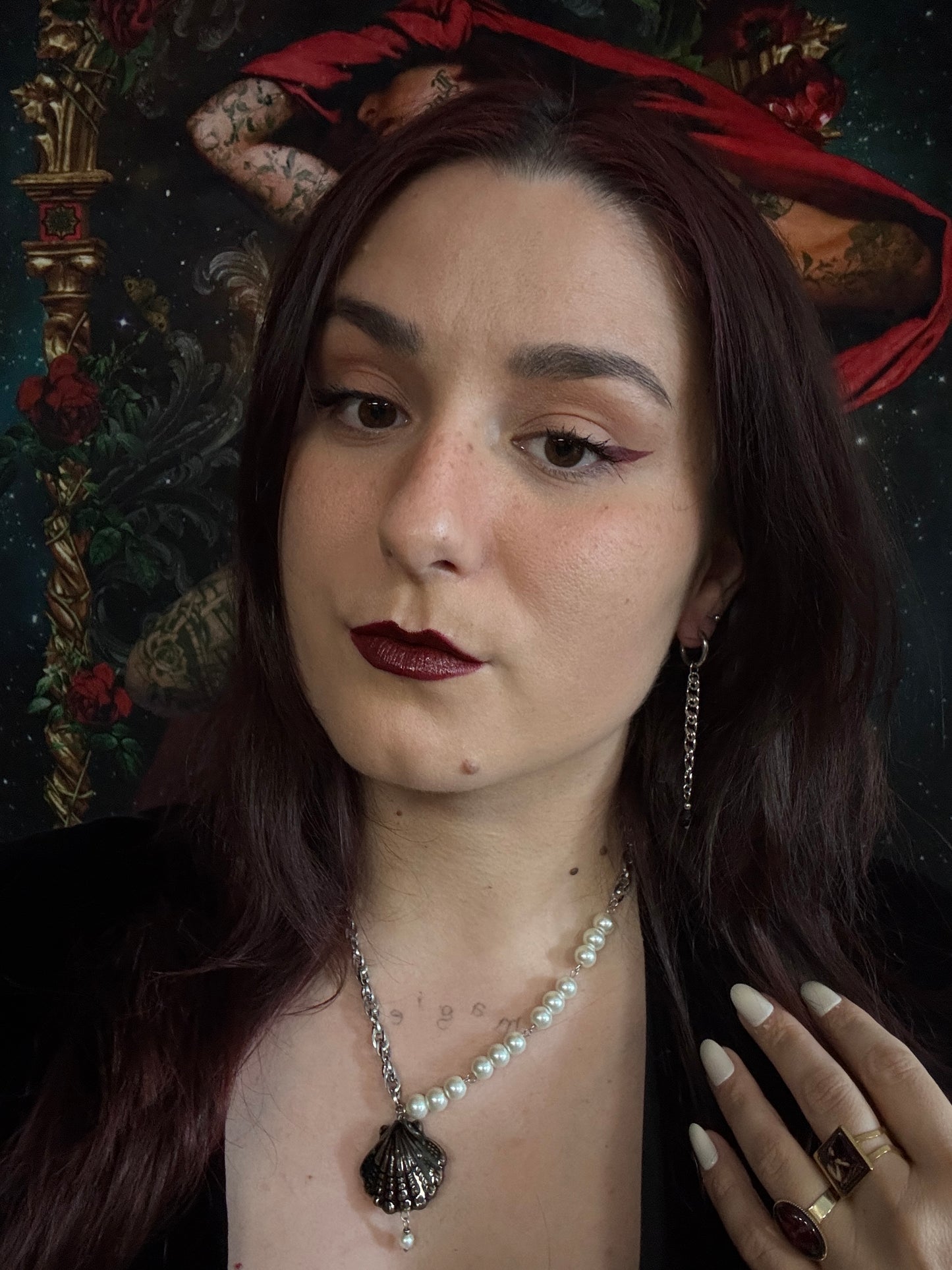 Boucles d’oreilles magiques et upcyclées : Olyra (perles noires de Serbie)