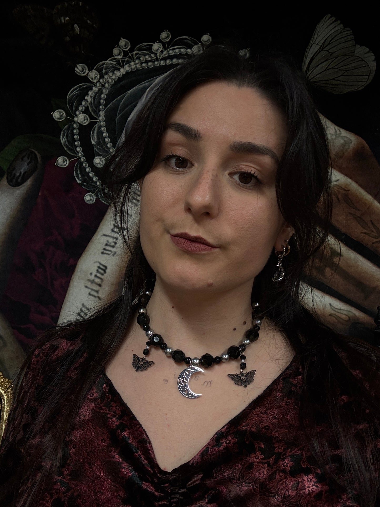 Collier Diabolique (version argentée) - Collection Signature Atelier Saturne