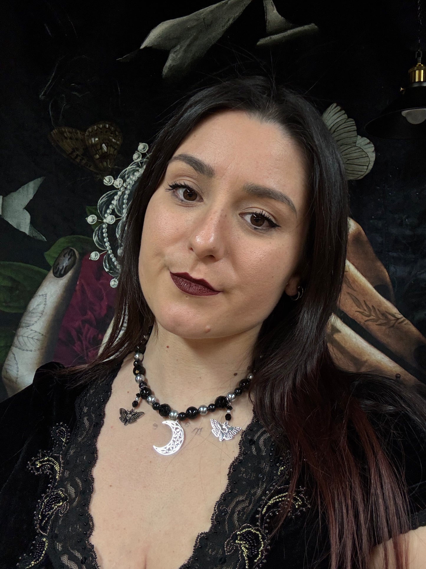 Collier Diabolique (version argentée) - Collection Signature Atelier Saturne