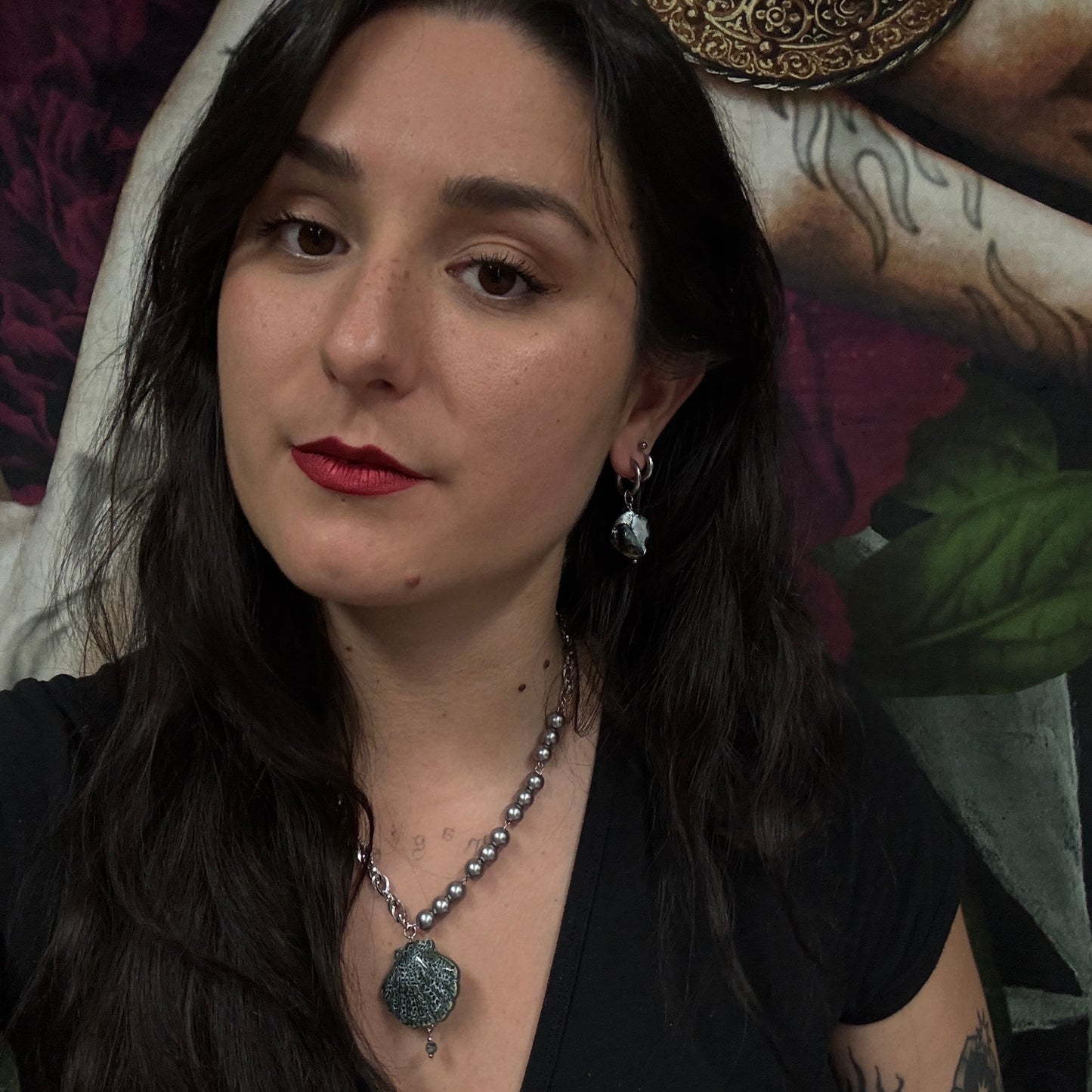 Boucles d’oreilles magiques et upcyclées : Calypso