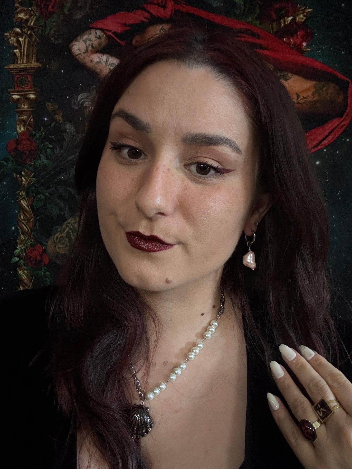Boucles d’oreilles magiques et upcyclées : Abysséa (en nacre du Japon)