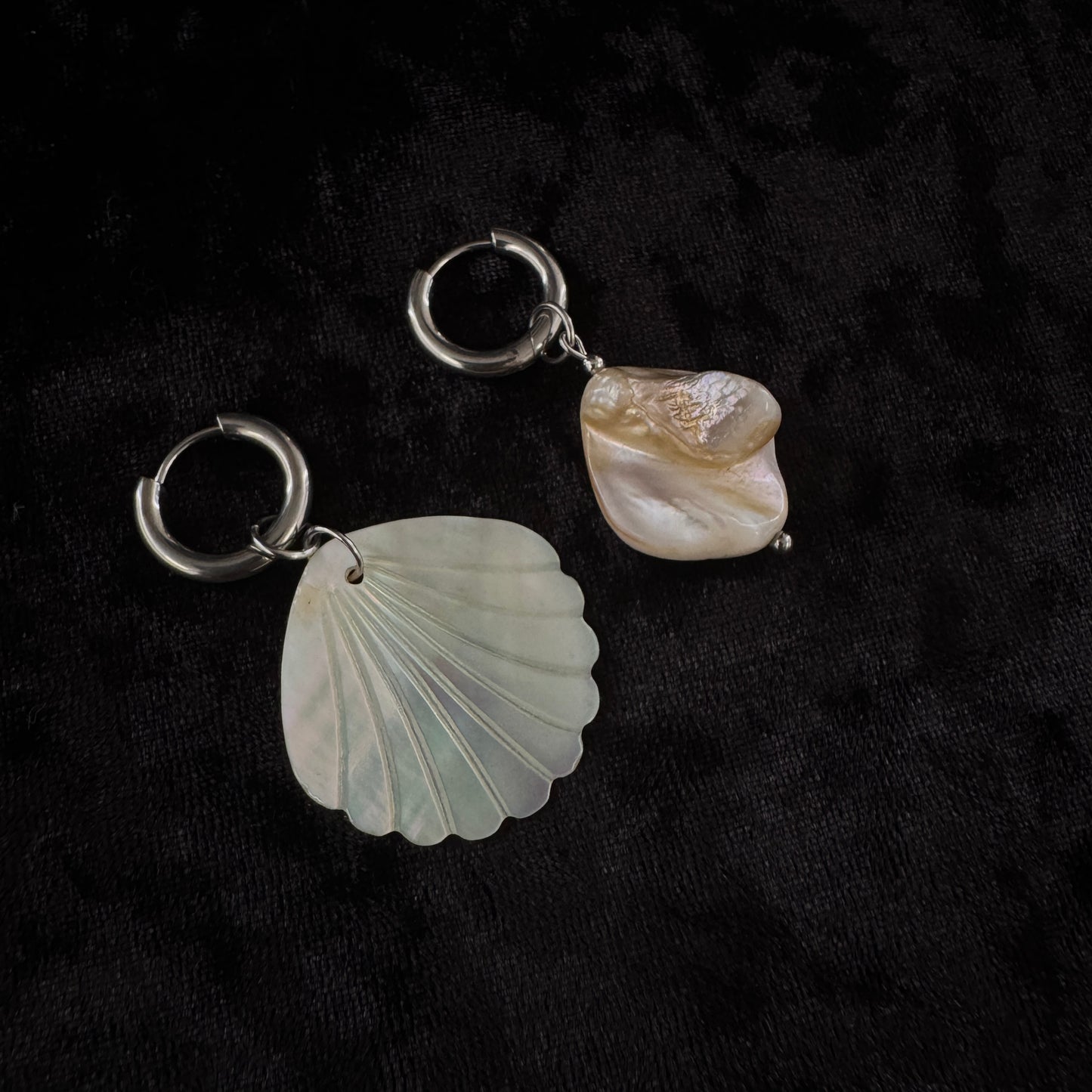 Magical and upcycled earrings: Thalassa divine
