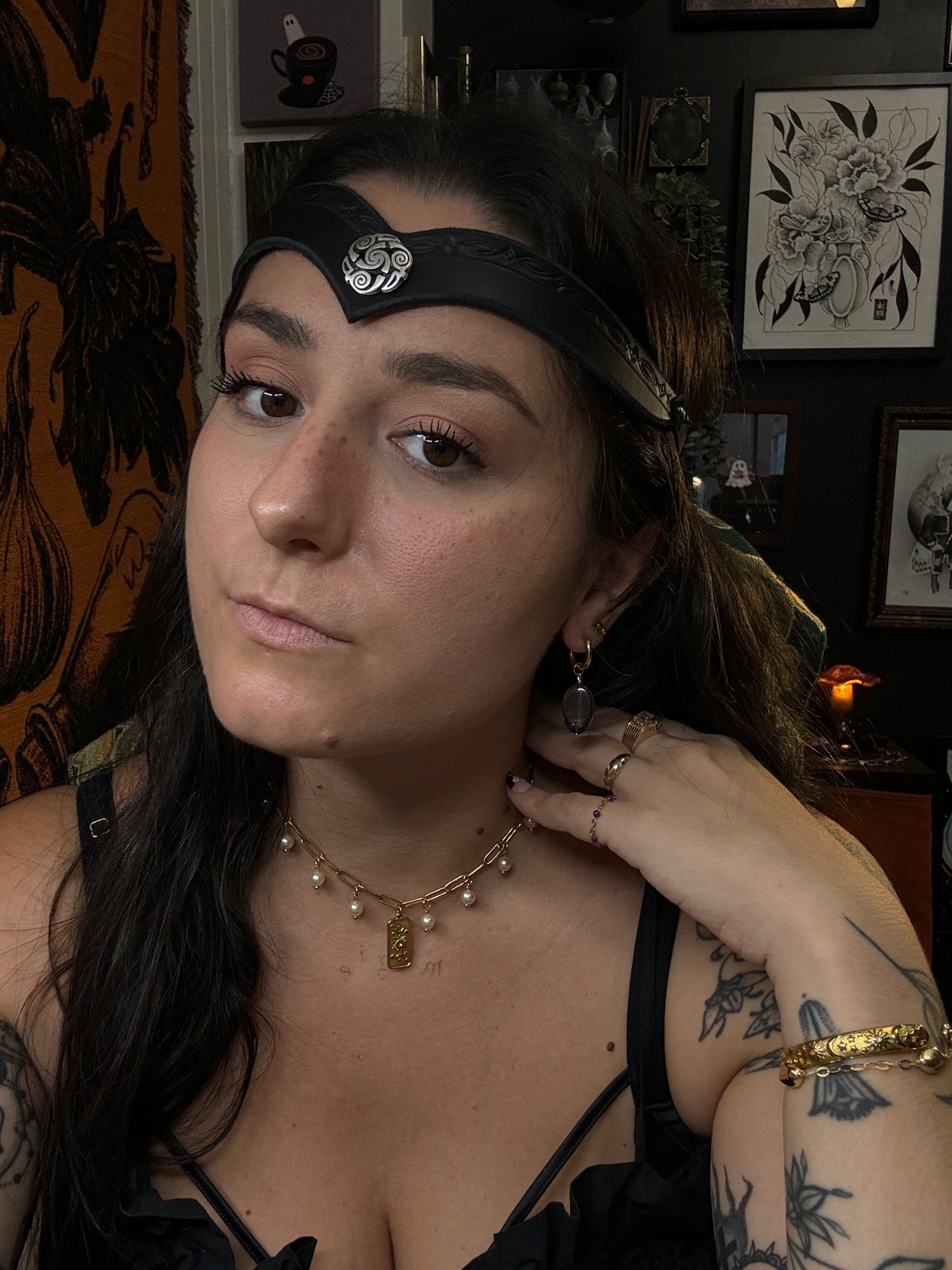 Boucles d'oreilles magiques et upcyclées - Marie