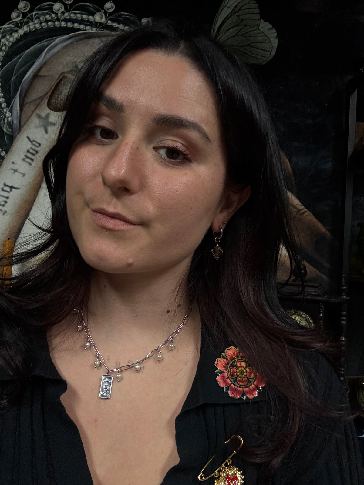 Boucles d’oreilles magiques : Morrigan (cristal Swarovski)