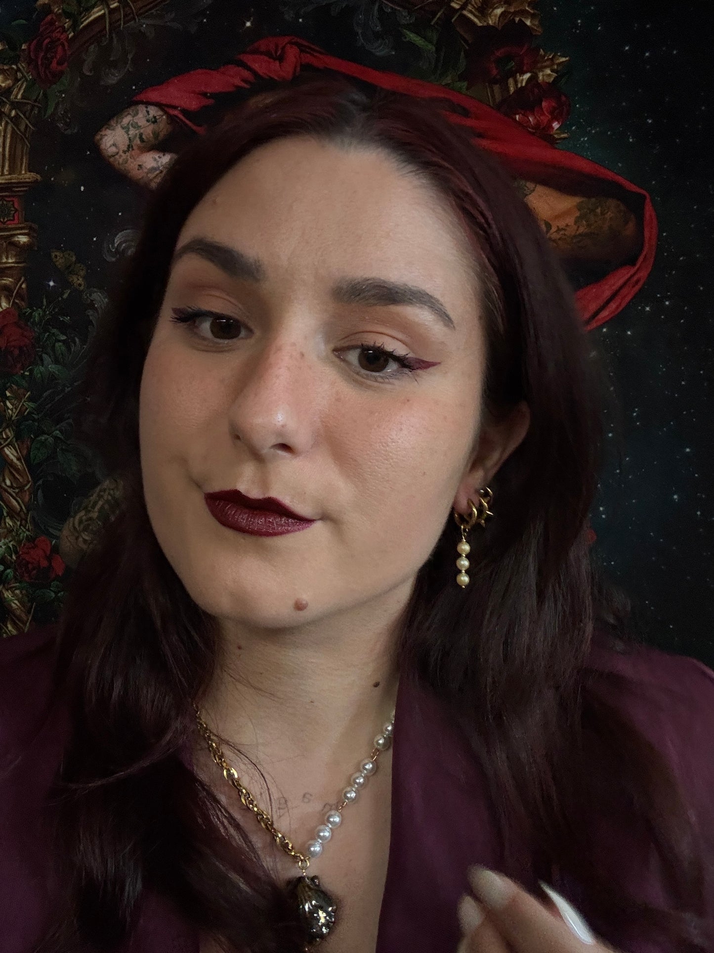 Boucles d’oreilles magiques et upcyclées : Etoile des îles (Paua et perles vintage du japon)
