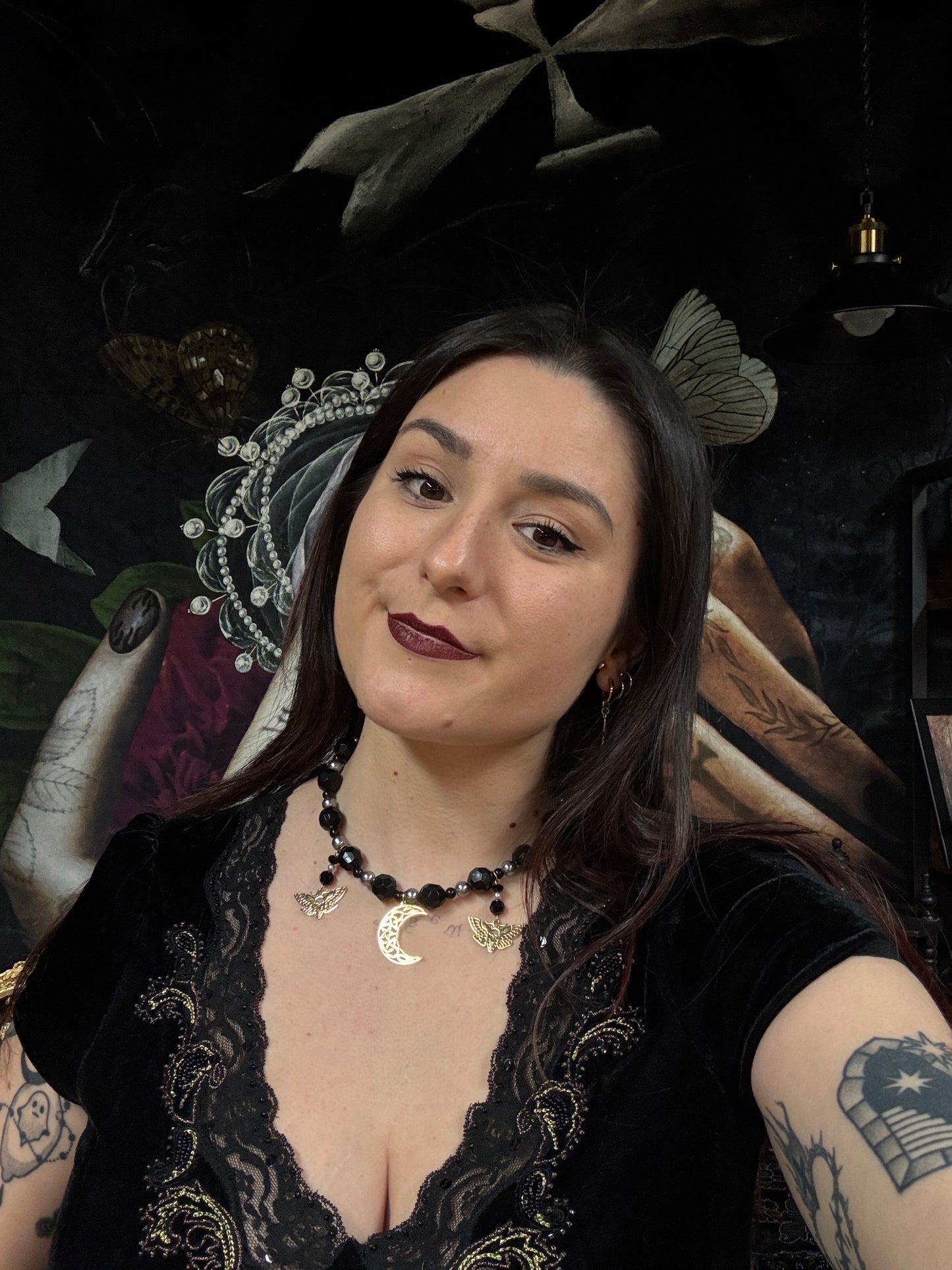 Collier Diabolique (version dorée) - Collection Signature Atelier Saturne