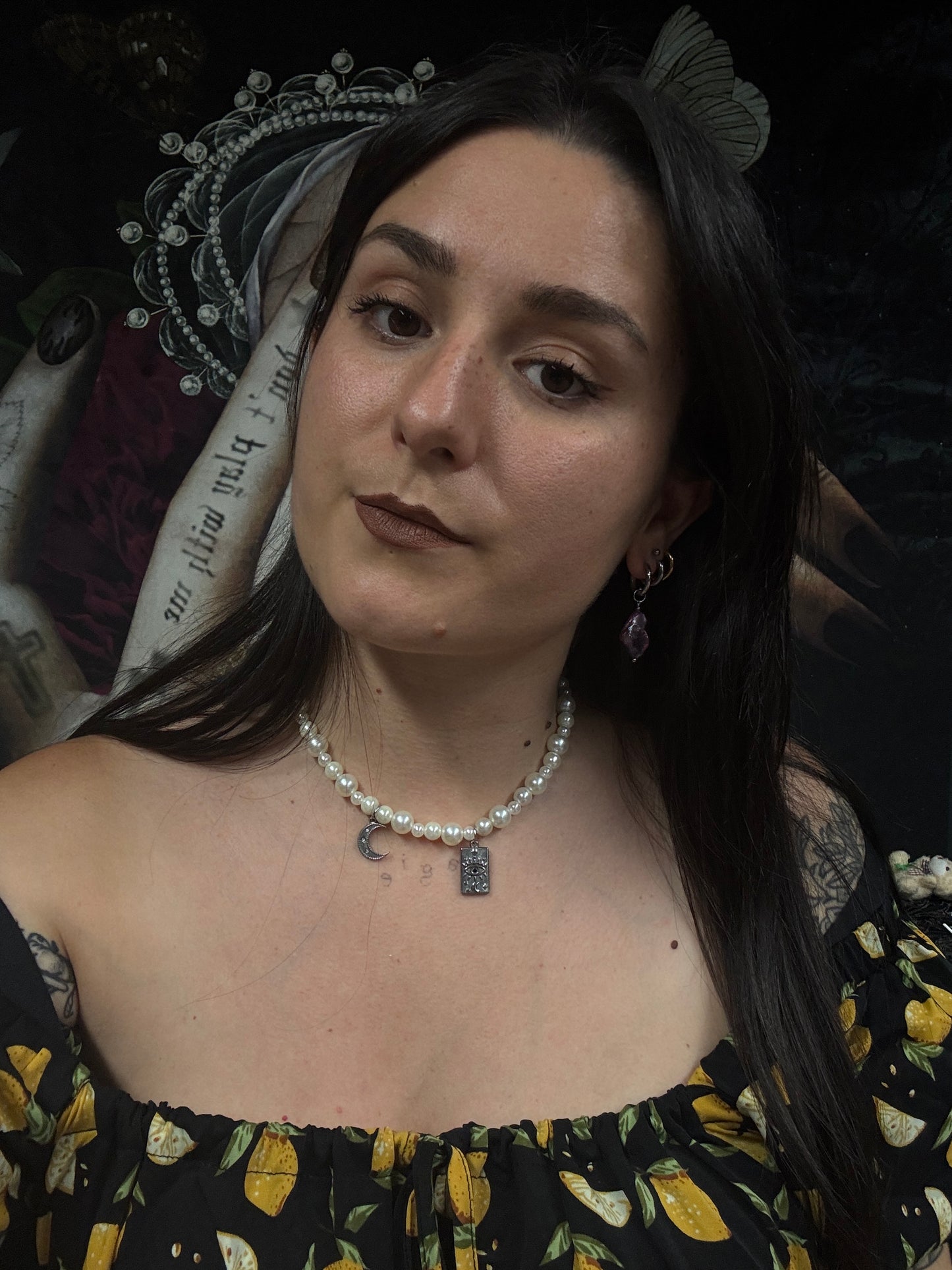Collier Angélique (version argentée) - Collection Signature Atelier Saturne