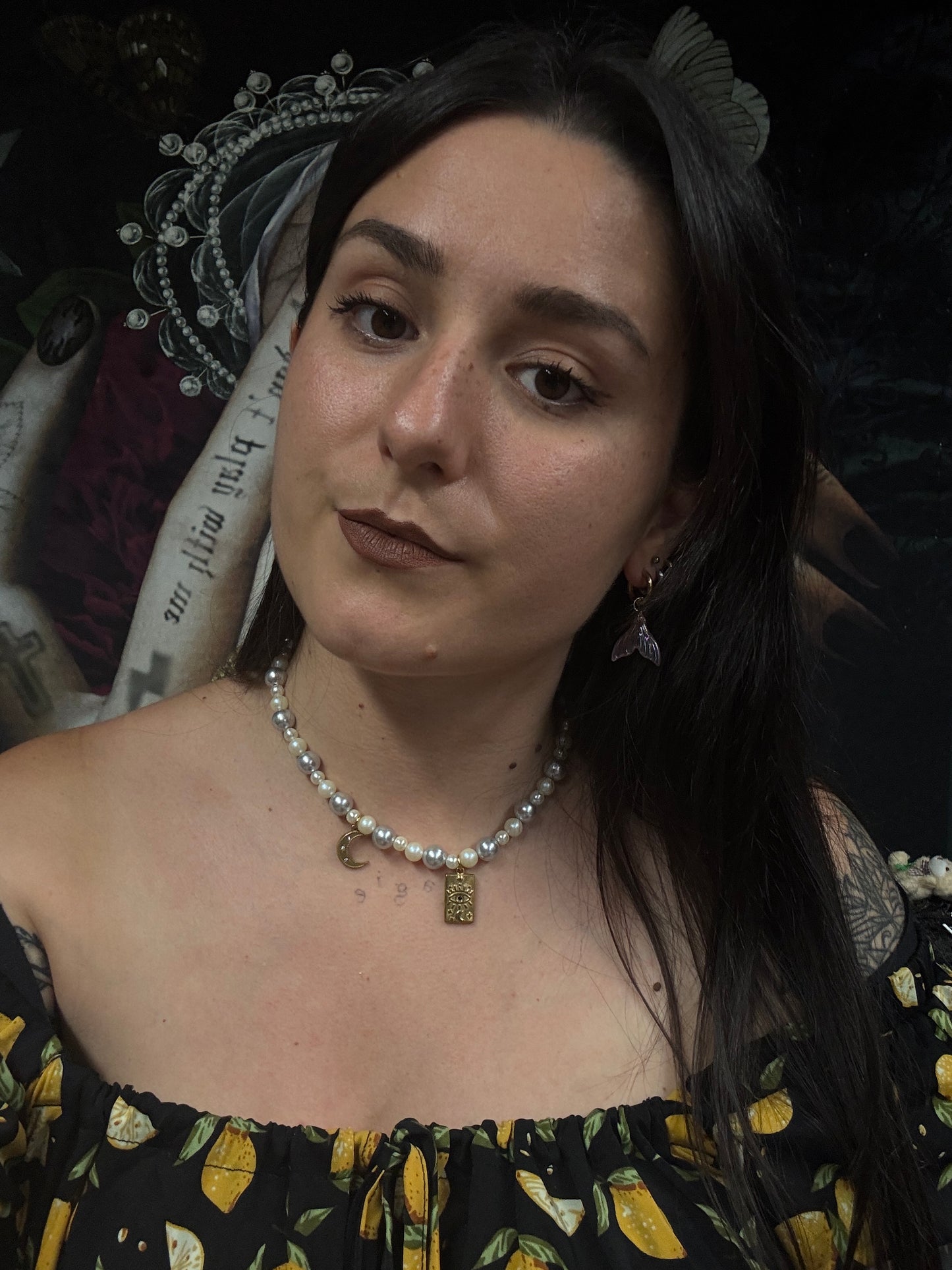 Magical and upcycled earrings: Sacred Aquamarine