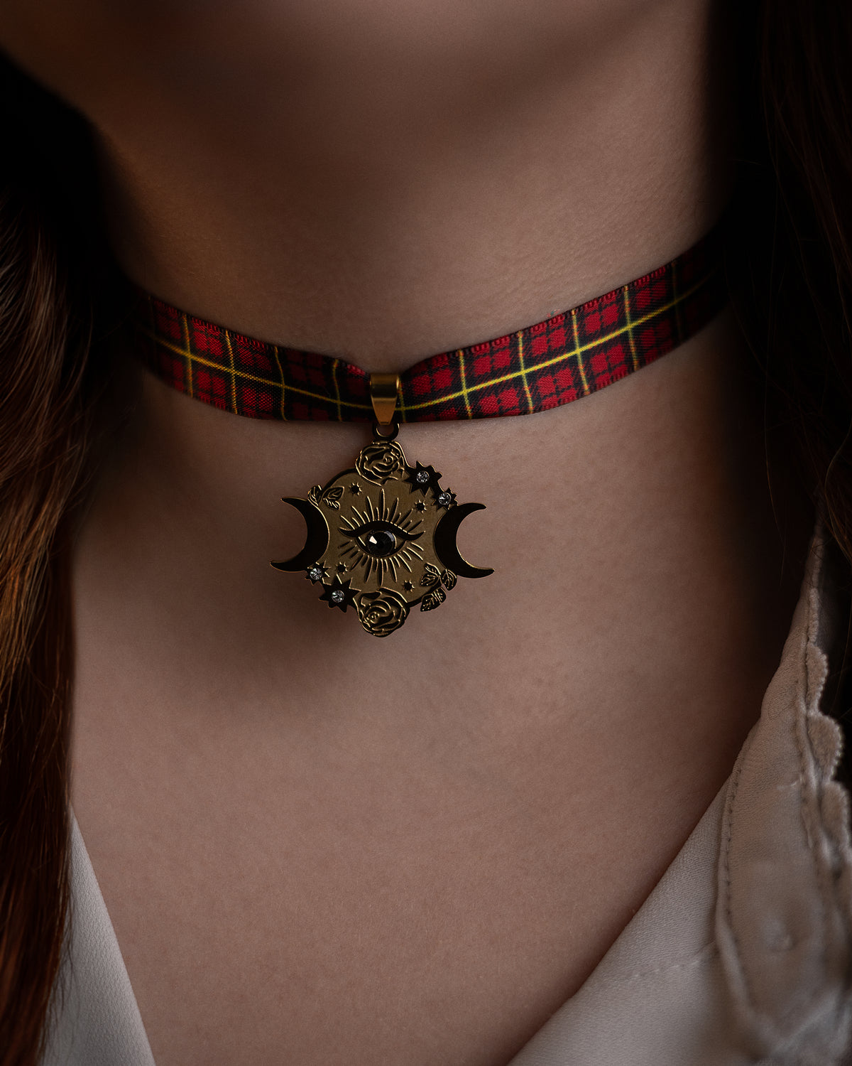 Chokers en tartan écossais - Collection l’héritage d’Édimbourg / Wallace