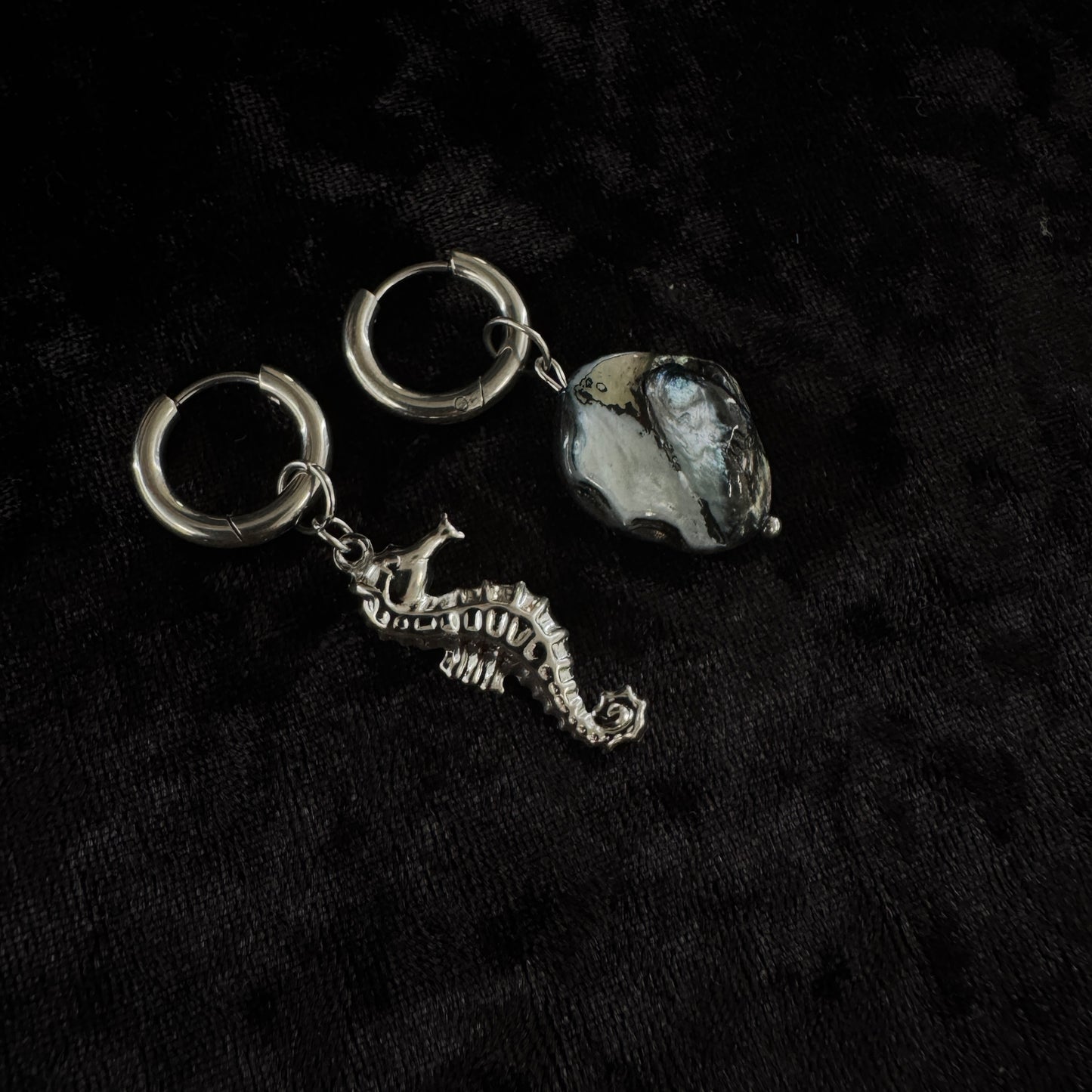 Boucles d’oreilles magiques et upcyclées : Calypso