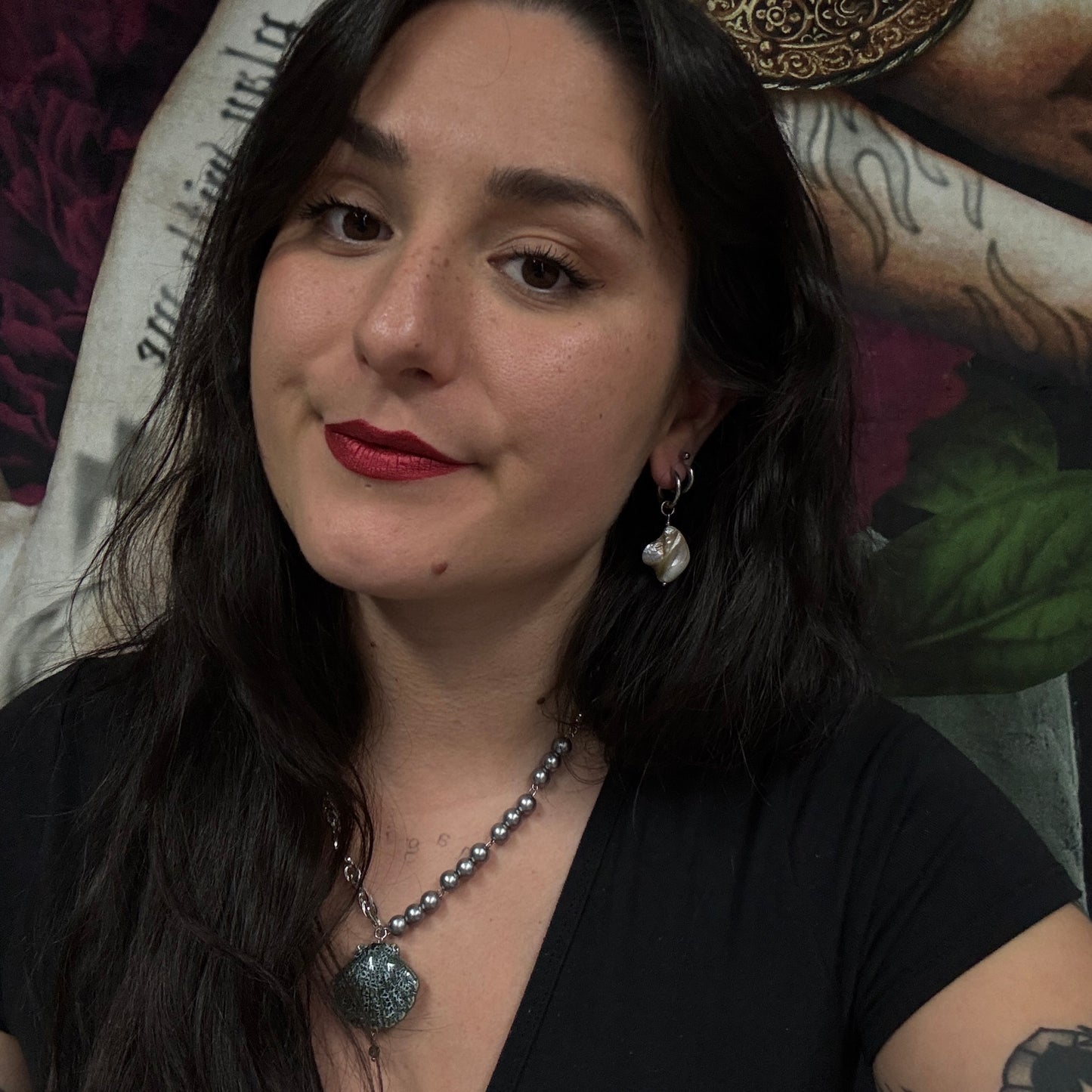Magical and upcycled earrings: Thalassa divine