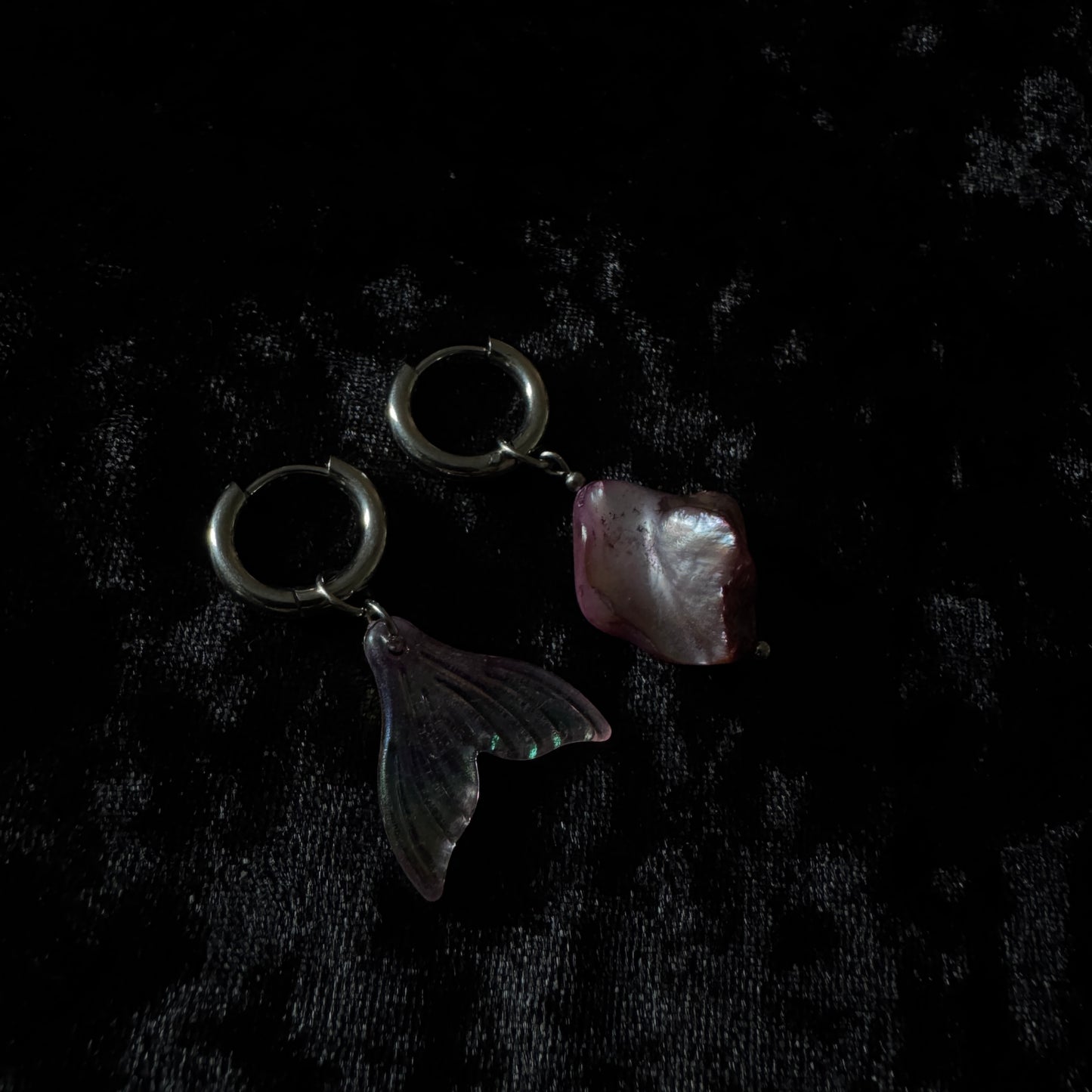 Boucles d’oreilles magiques et upcyclées : Aquamarine sacrée