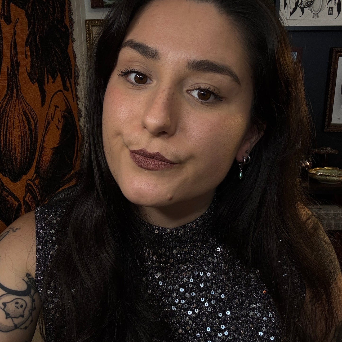 Boucles d'oreilles magiques et upcyclées - Larme de la forêt