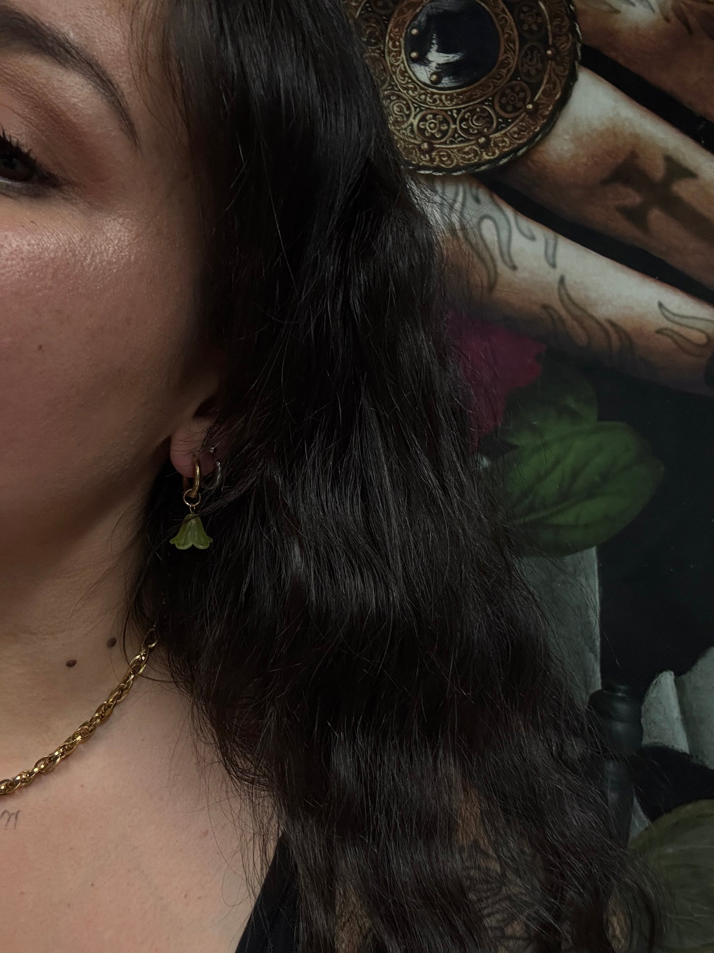 Boucles d’oreilles magiques et upcyclées : Luciole enchantée