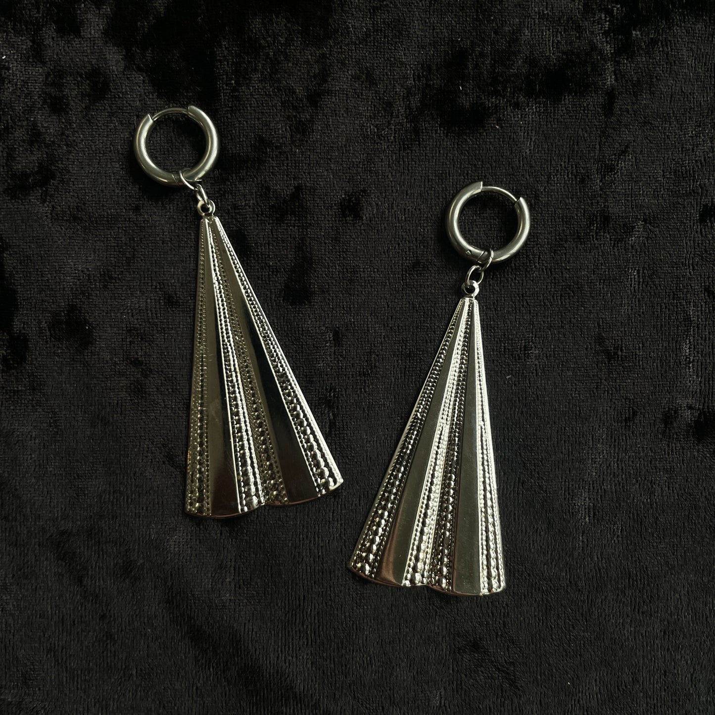 Boucles d'oreilles magiques et upcyclées - Thalia