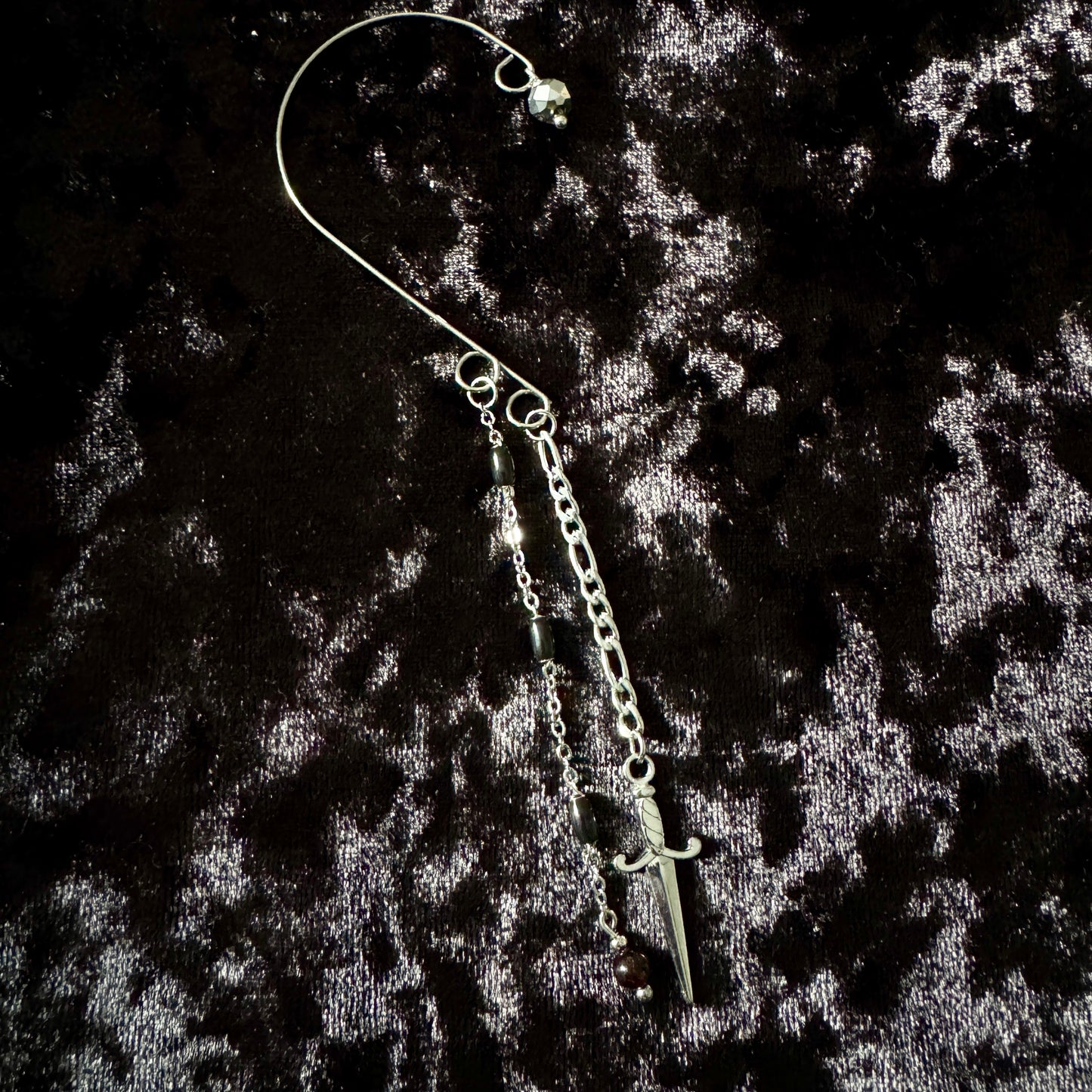 Arches féeriques pour oreilles non percées en acier inoxydable 🗡️🧚♀️