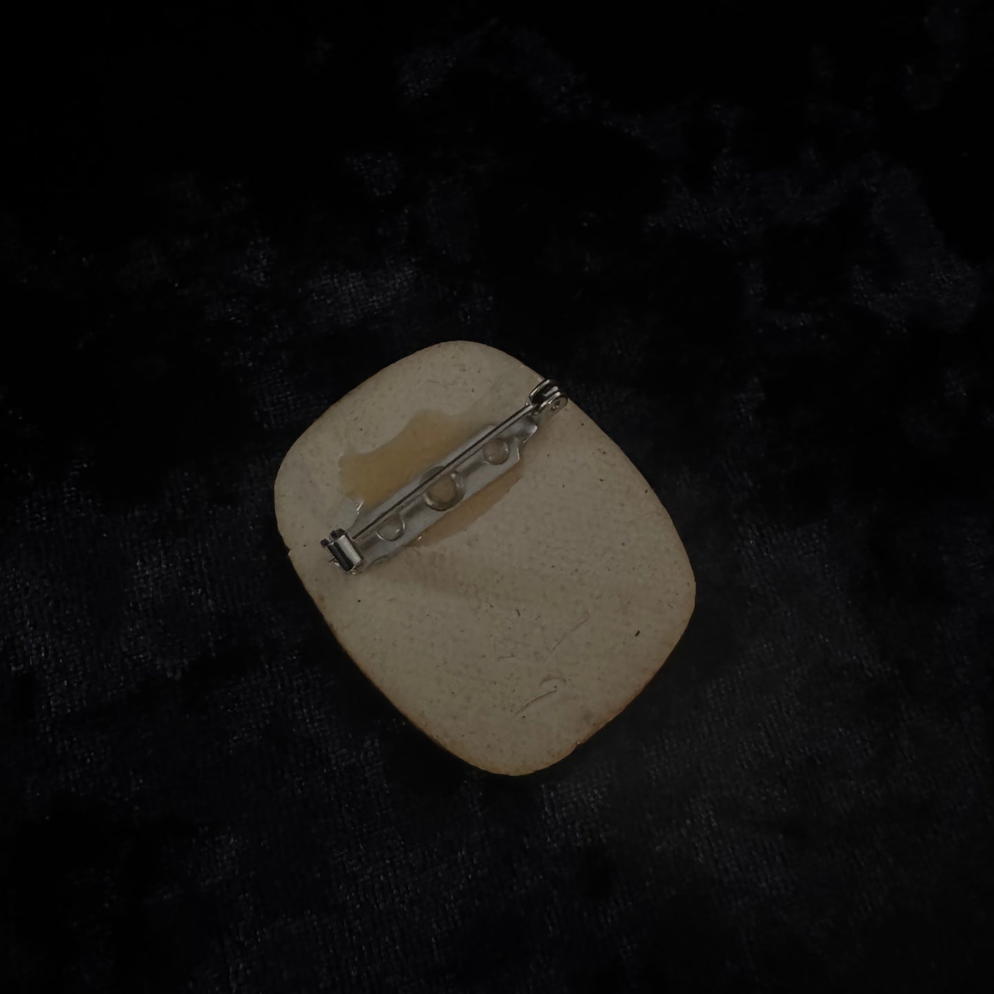 Broche vintage - jardin fleuri