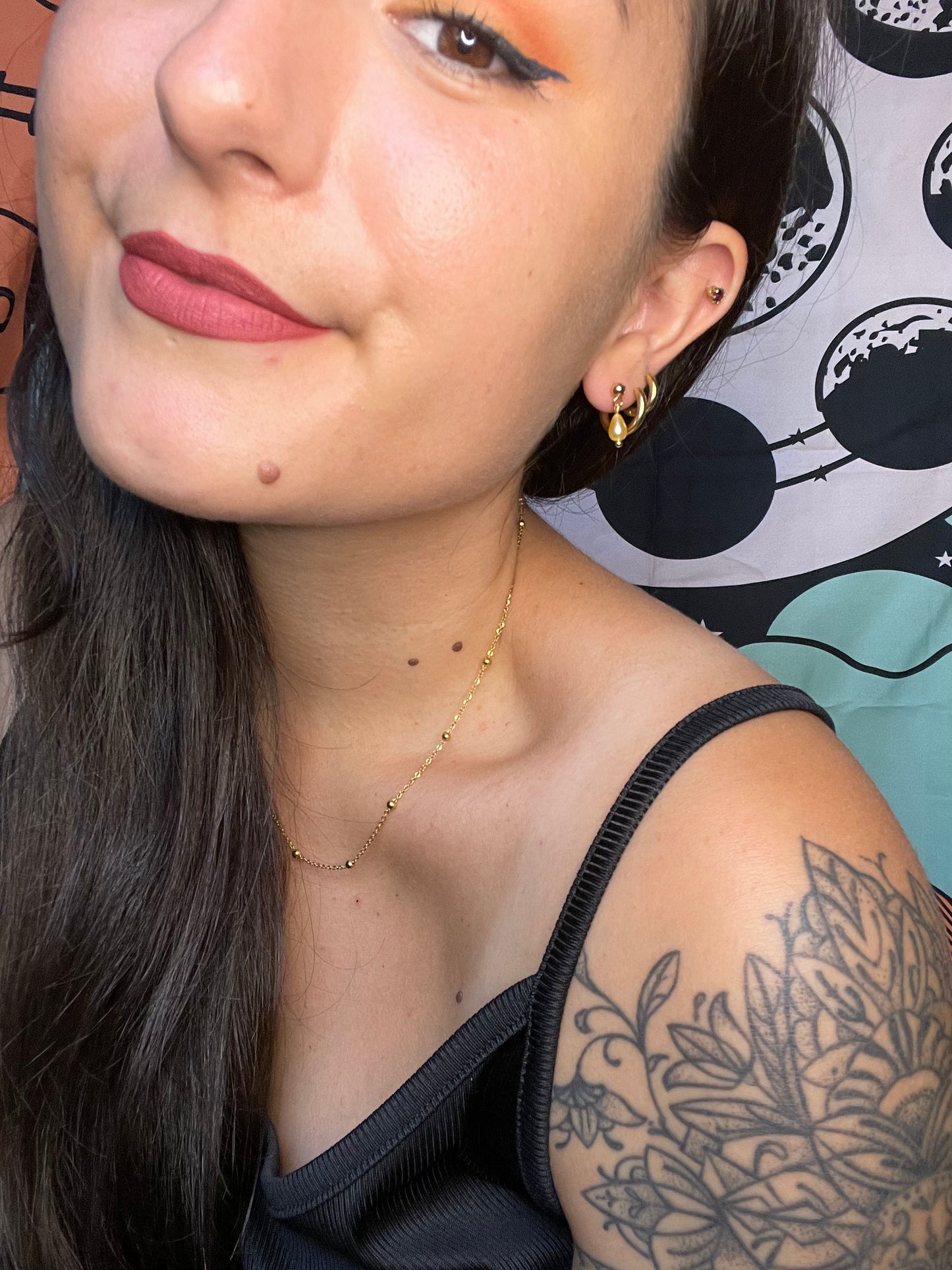 Boucles d'oreilles magiques et upcyclées - Souffle angélique (dorées et argentées)