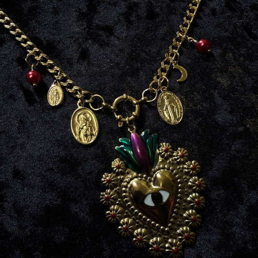 Charm necklace – Unique protective jewelry in sacred art