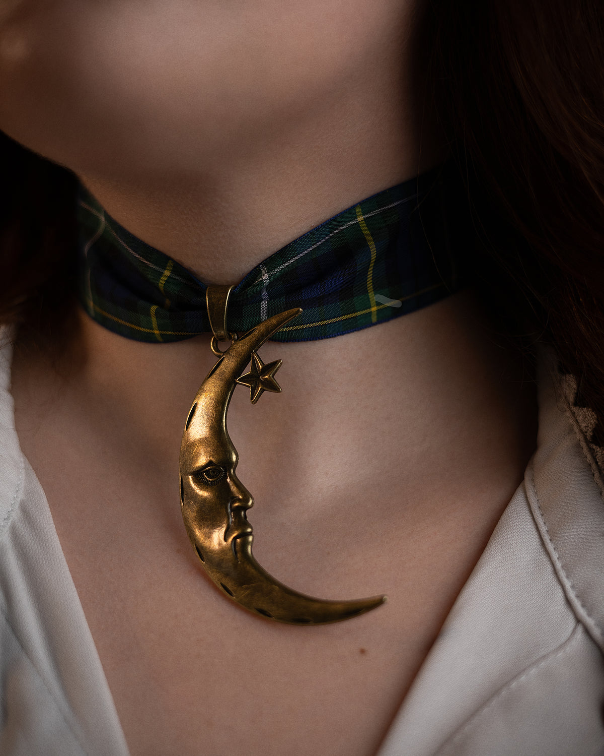 Chokers en tartan écossais - Collection l’héritage d’Édimbourg / Gordon