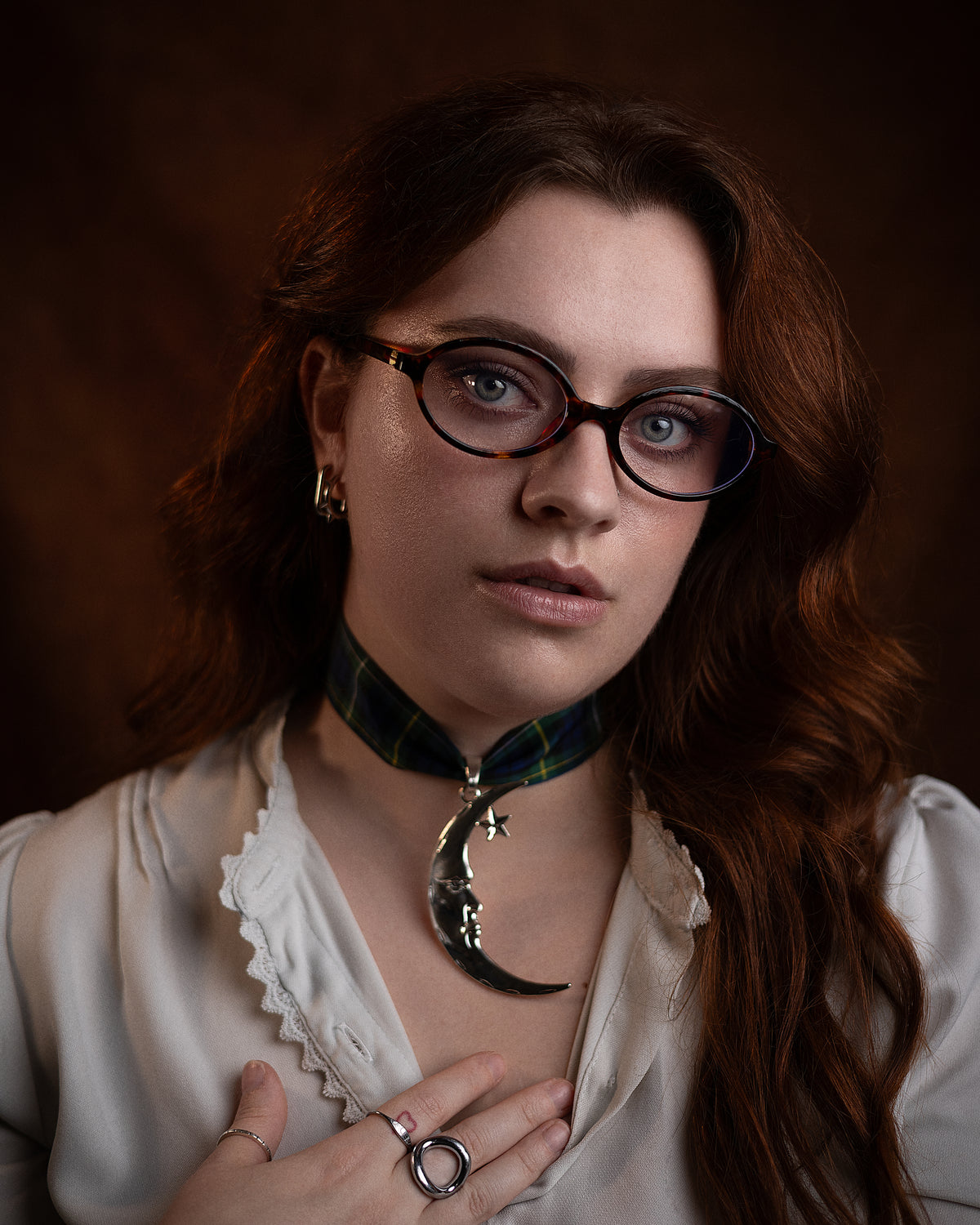 Chokers en tartan écossais - Collection l’héritage d’Édimbourg / Gordon