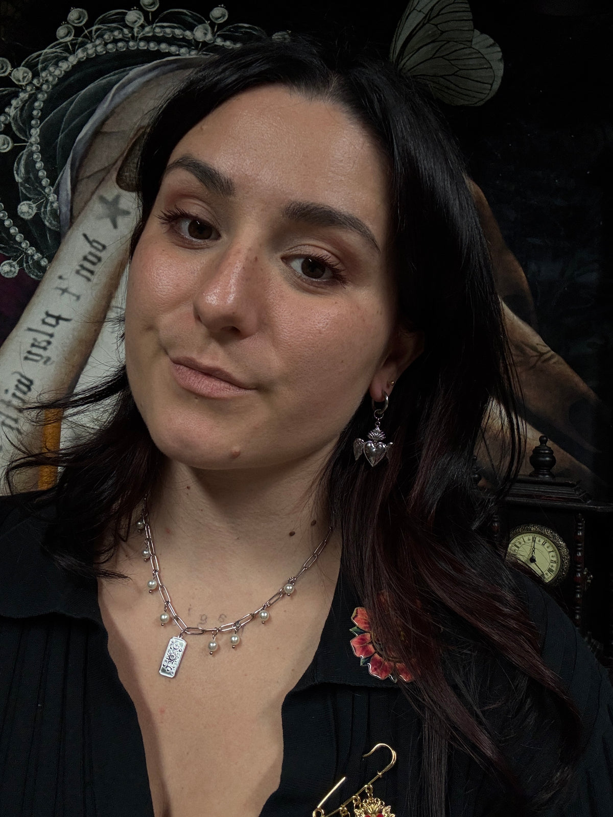 Boucles d’oreilles magiques :     Sortilège (labradorite d’Ecosse)
