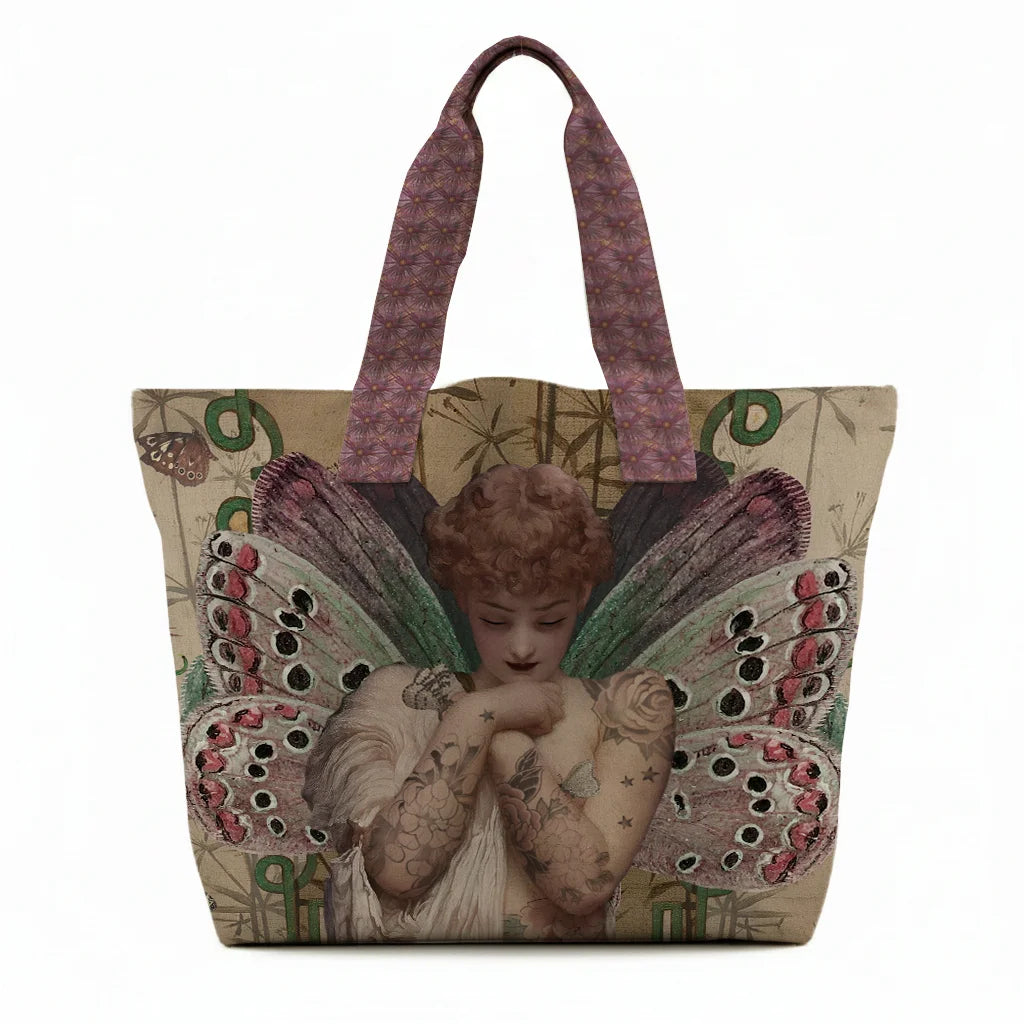 Grand sac cabas Voglio Bene - ANGEL (Exclusivité cottage magique)