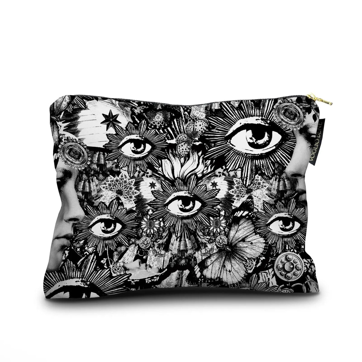 TROUSSE 17x23 PAPILLON NOIR - VOGLIO BENE (Exclusivité cottage magique)