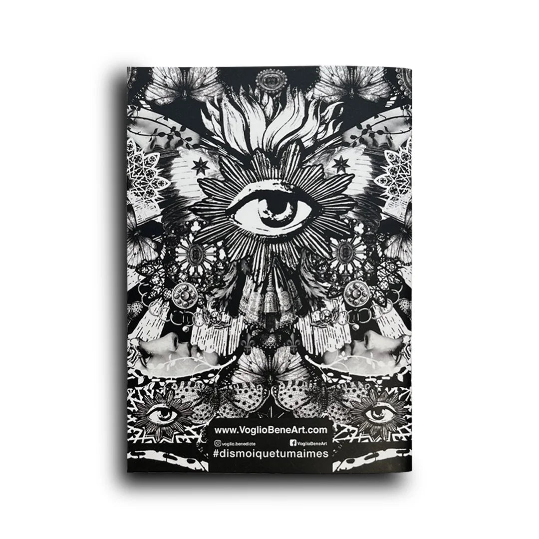 CAHIER A5 PAPILLON NOIR - VOGLIO BENE