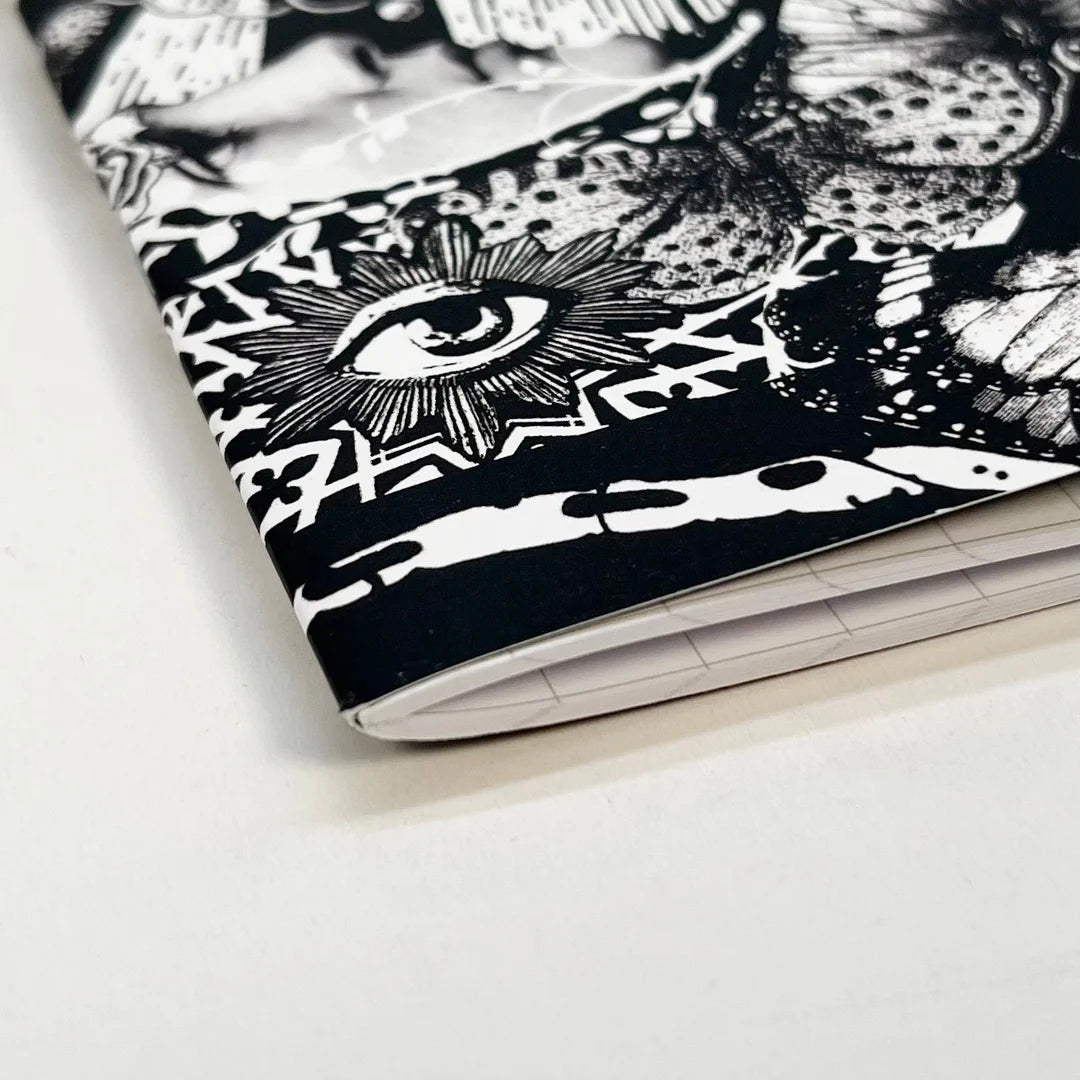 CAHIER A5 PAPILLON NOIR - VOGLIO BENE
