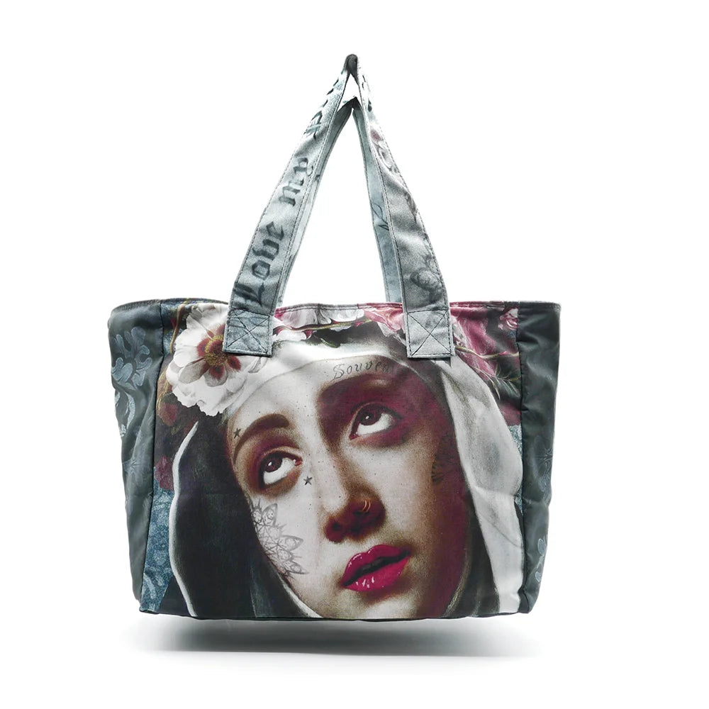 Grand sac cabas Voglio Bene - SAINTE RITA (Exclusivité cottage magique)