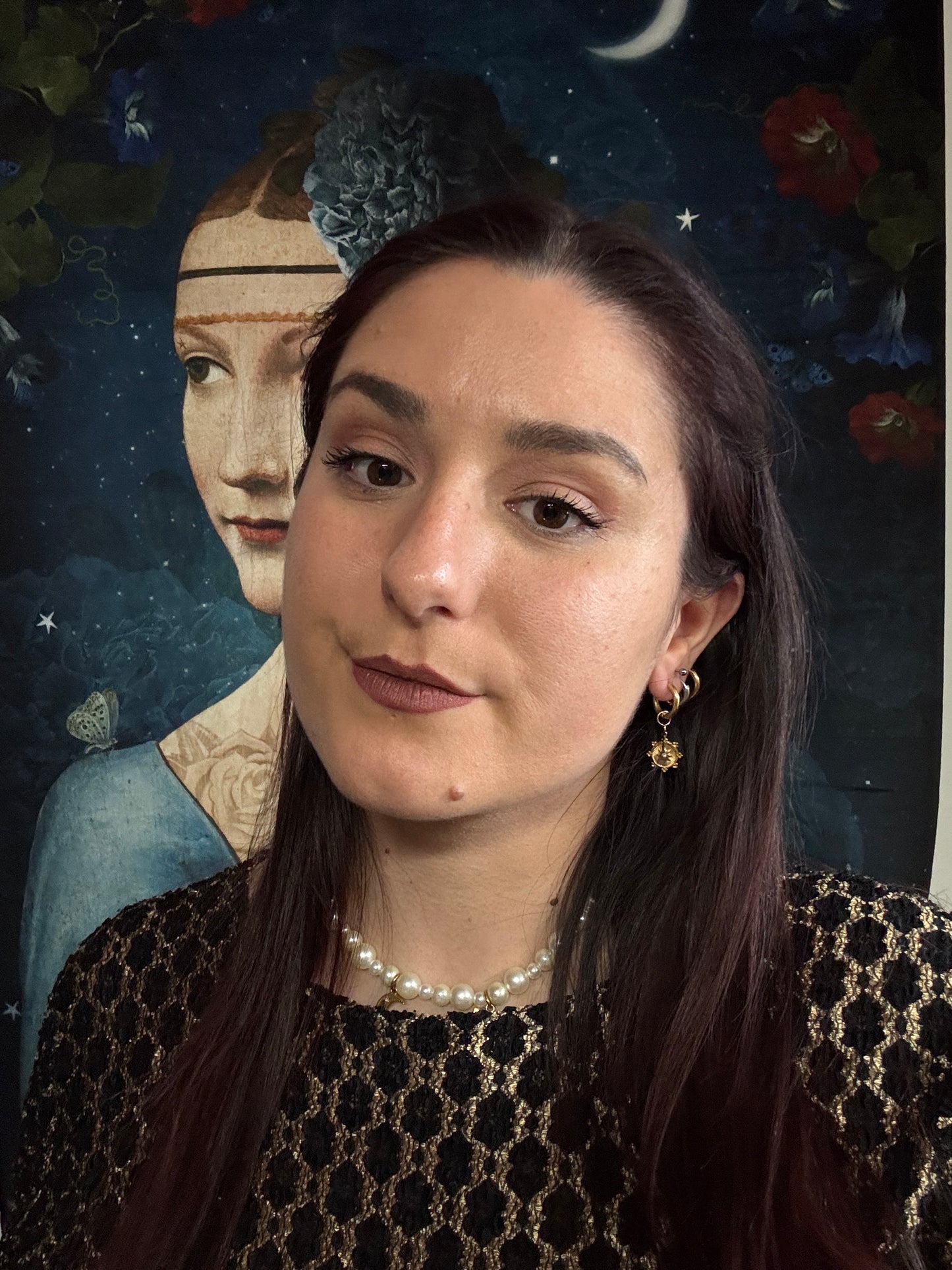 Boucles d'oreilles - Étoile magique (perle du Japon)