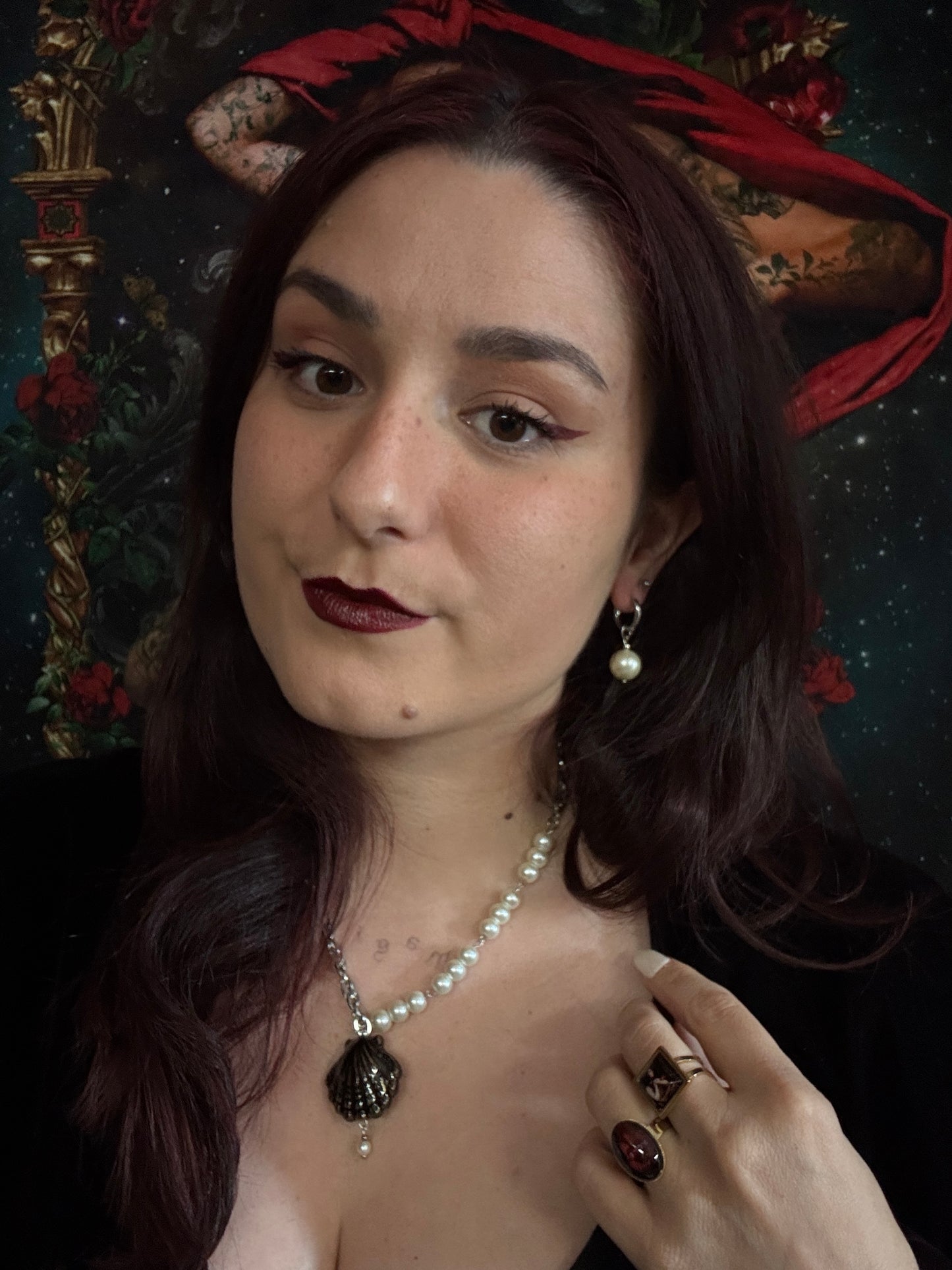 Boucles d’oreilles magiques et upcyclées : Angélique (perle du japon)