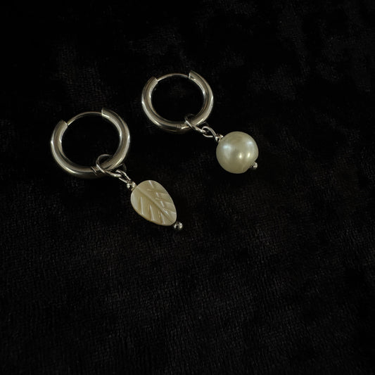 Boucles d’oreilles magiques et upcyclées : Ondine céleste
