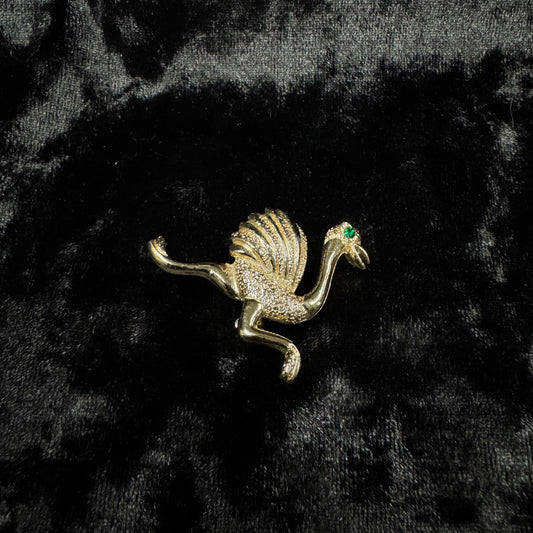 Broche vintage - L’autruche (by Gerry’s)