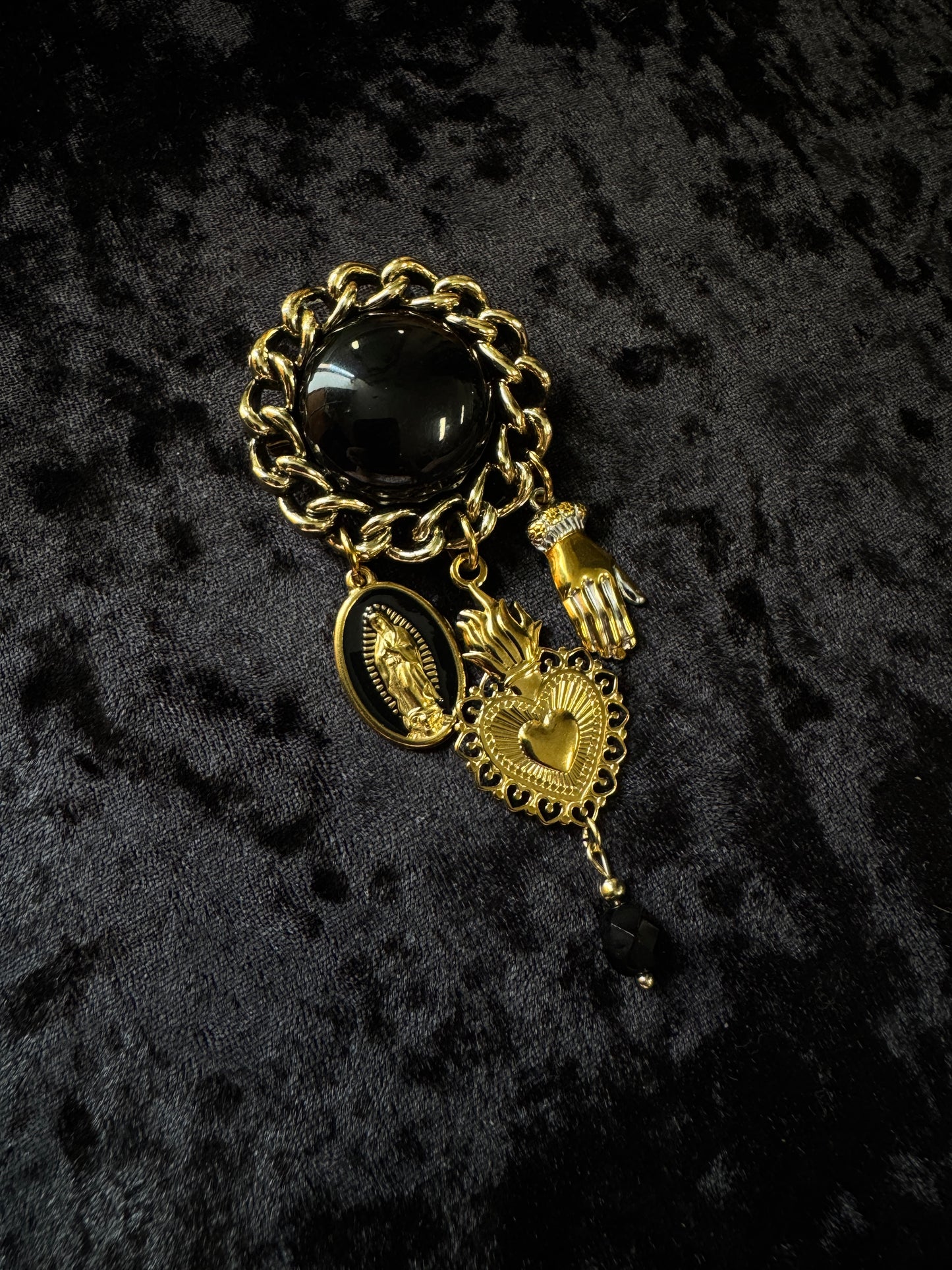 Epinglette grigri - Bouton vintage