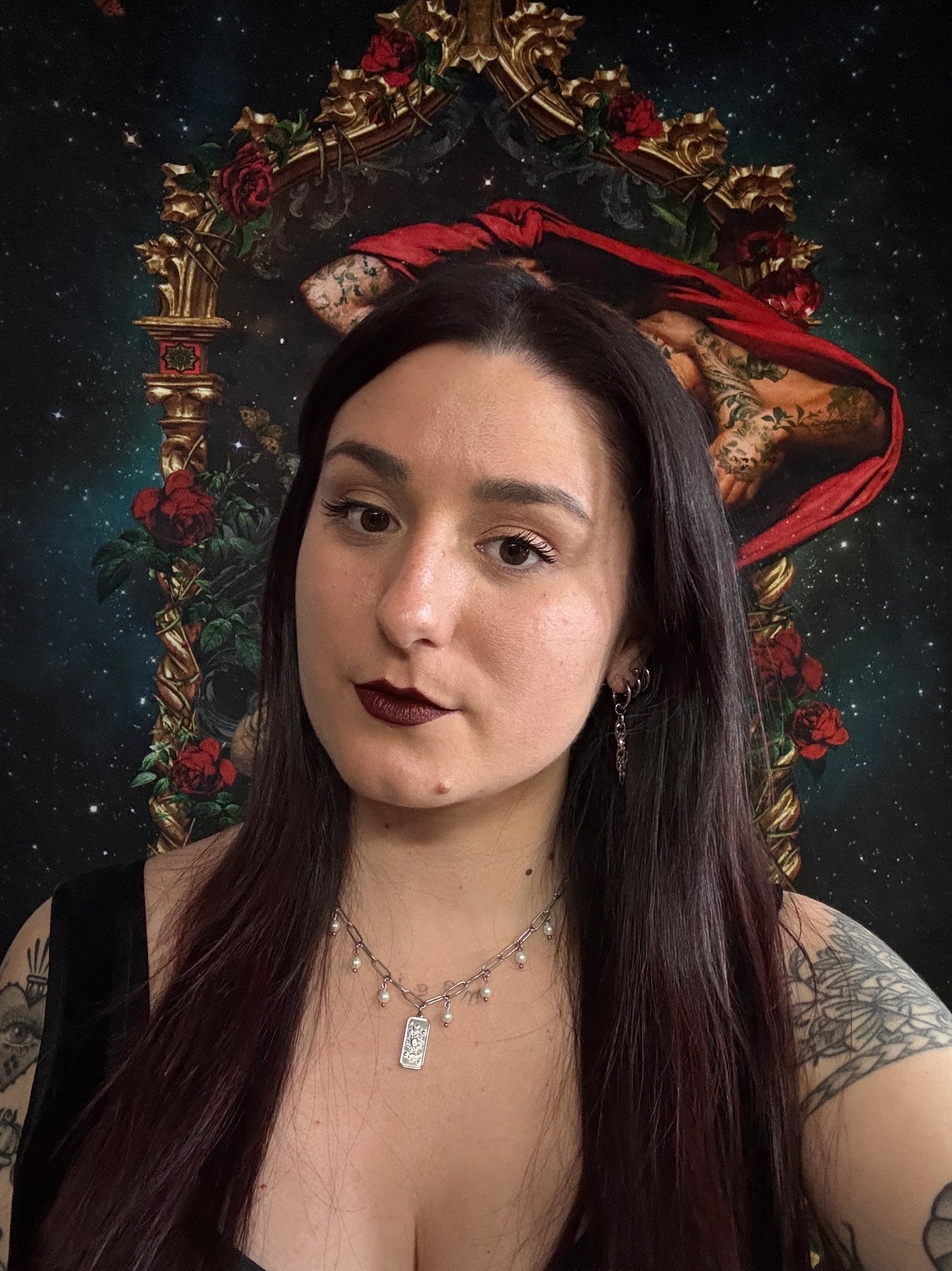 Magical and upcycled earrings: Devotional key 