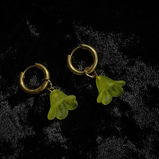 Boucles d’oreilles magiques et upcyclées : Luciole enchantée