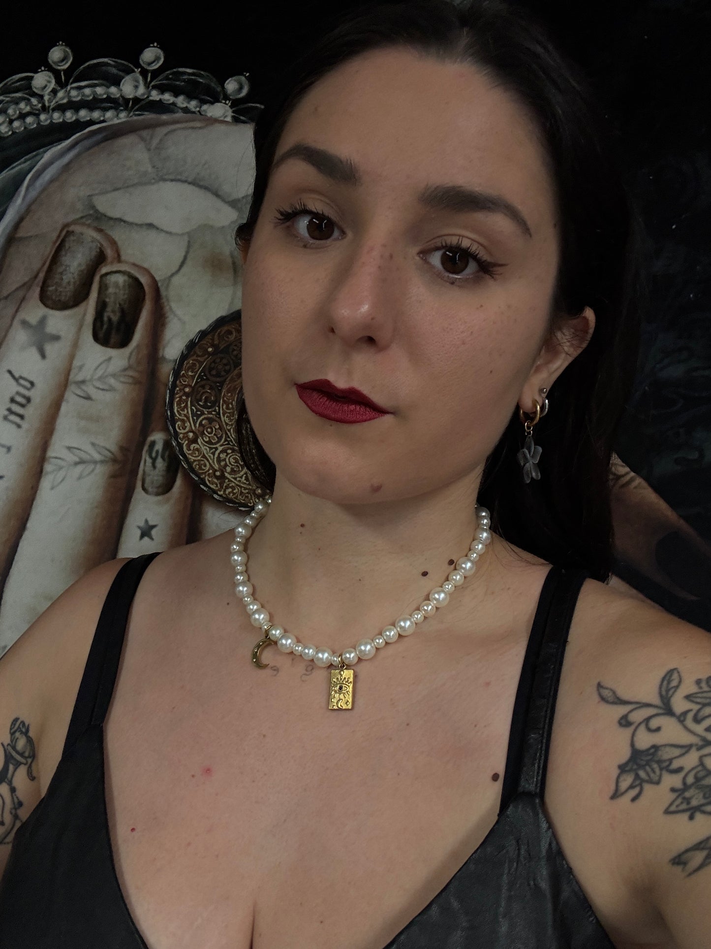 Collier Angélique (version dorée) - Collection Signature Atelier Saturne