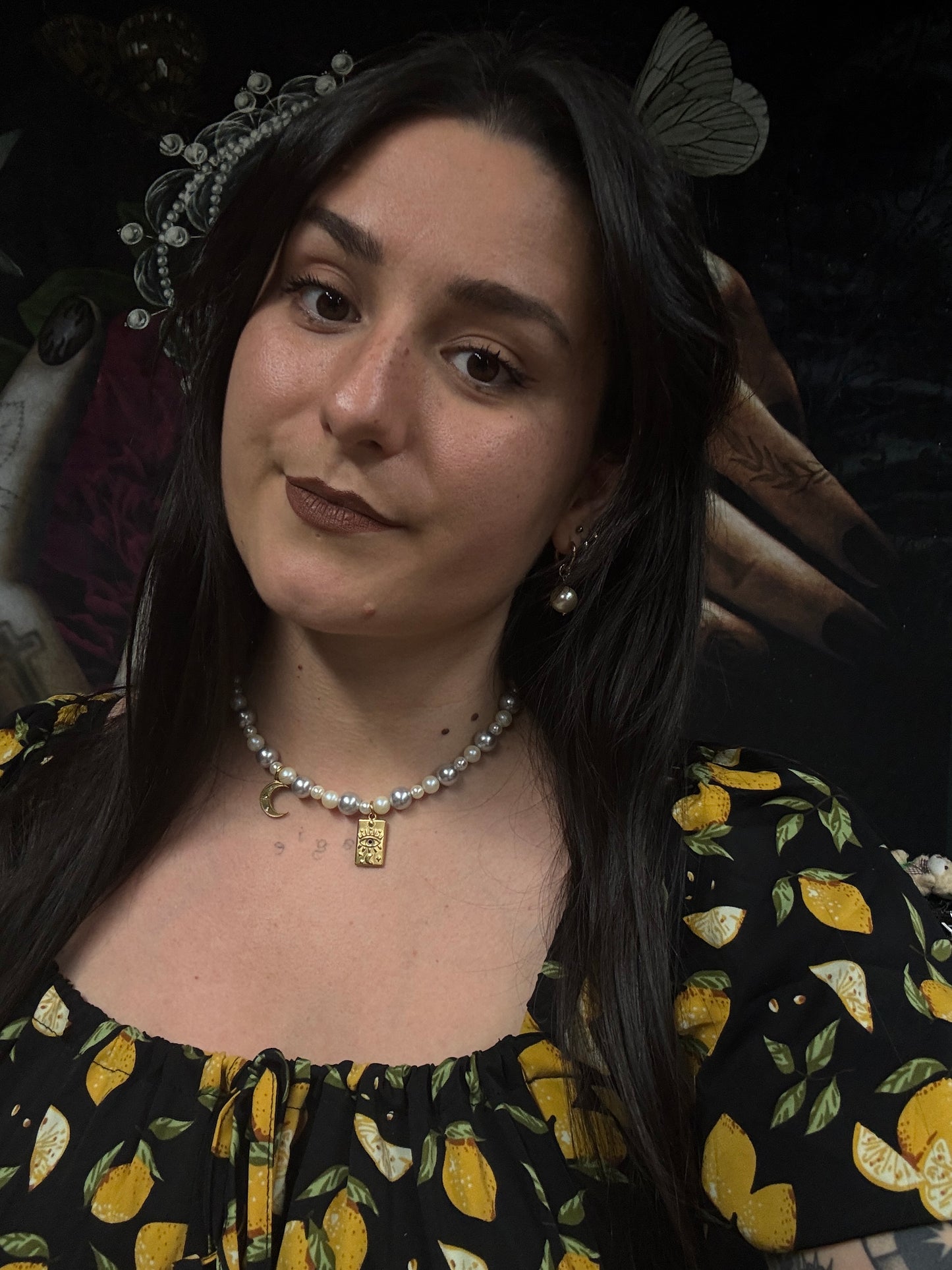 Boucles d'oreilles - Victorian ghost (version dorée)