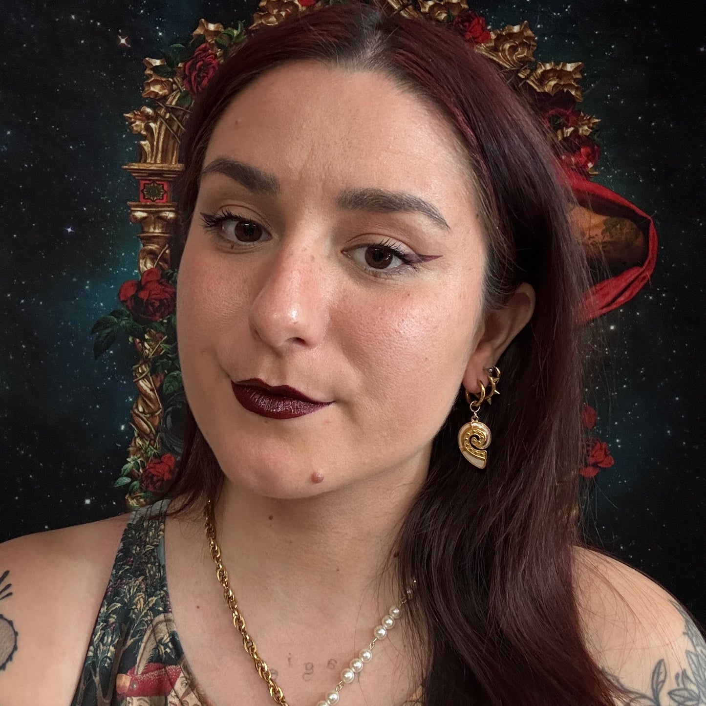 Boucles d’oreilles magiques et upcyclées : Écuméa (nacre et perle d’eau douce)