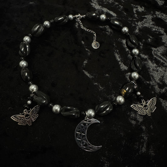 Collier Diabolique (version argentée) - Collection Signature Atelier Saturne