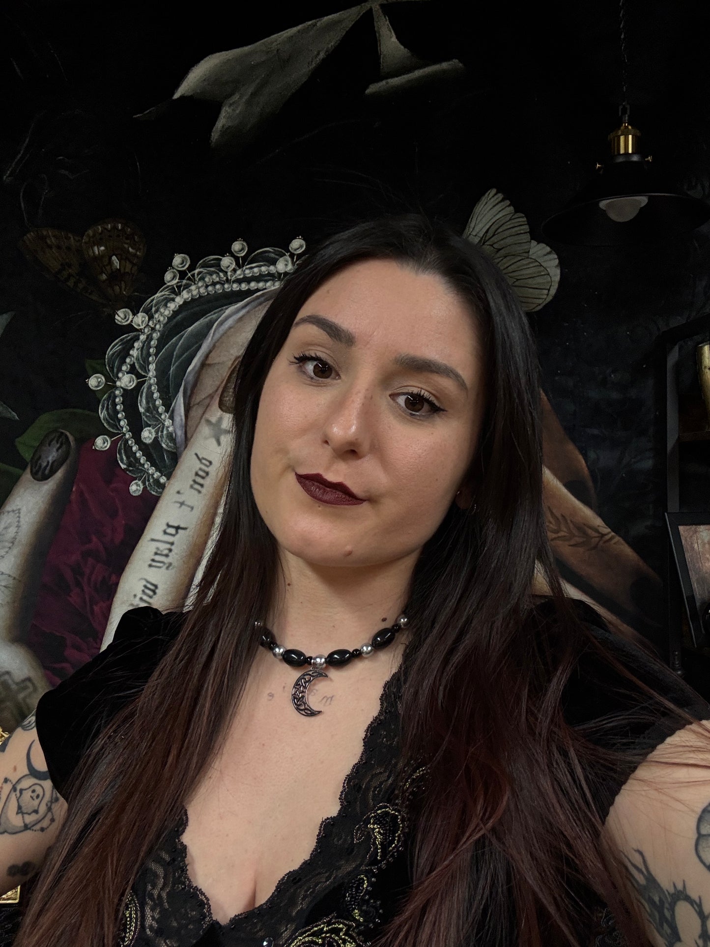 Collier Diabolique (version argentée) - Collection Signature Atelier Saturne