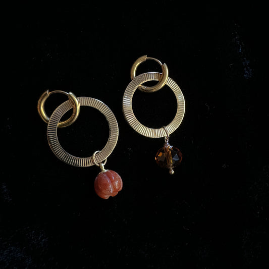 Boucles d'oreilles - Pumpkin spice