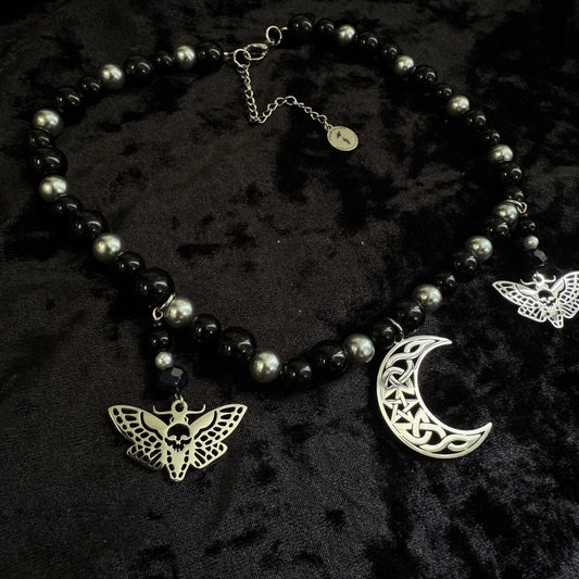 Collier Diabolique (version argentée) - Collection Signature Atelier Saturne