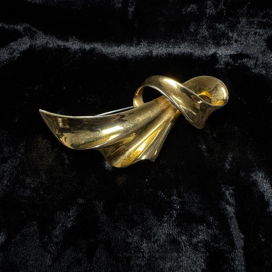Broche vintage - Ruban (Alfred Sung)