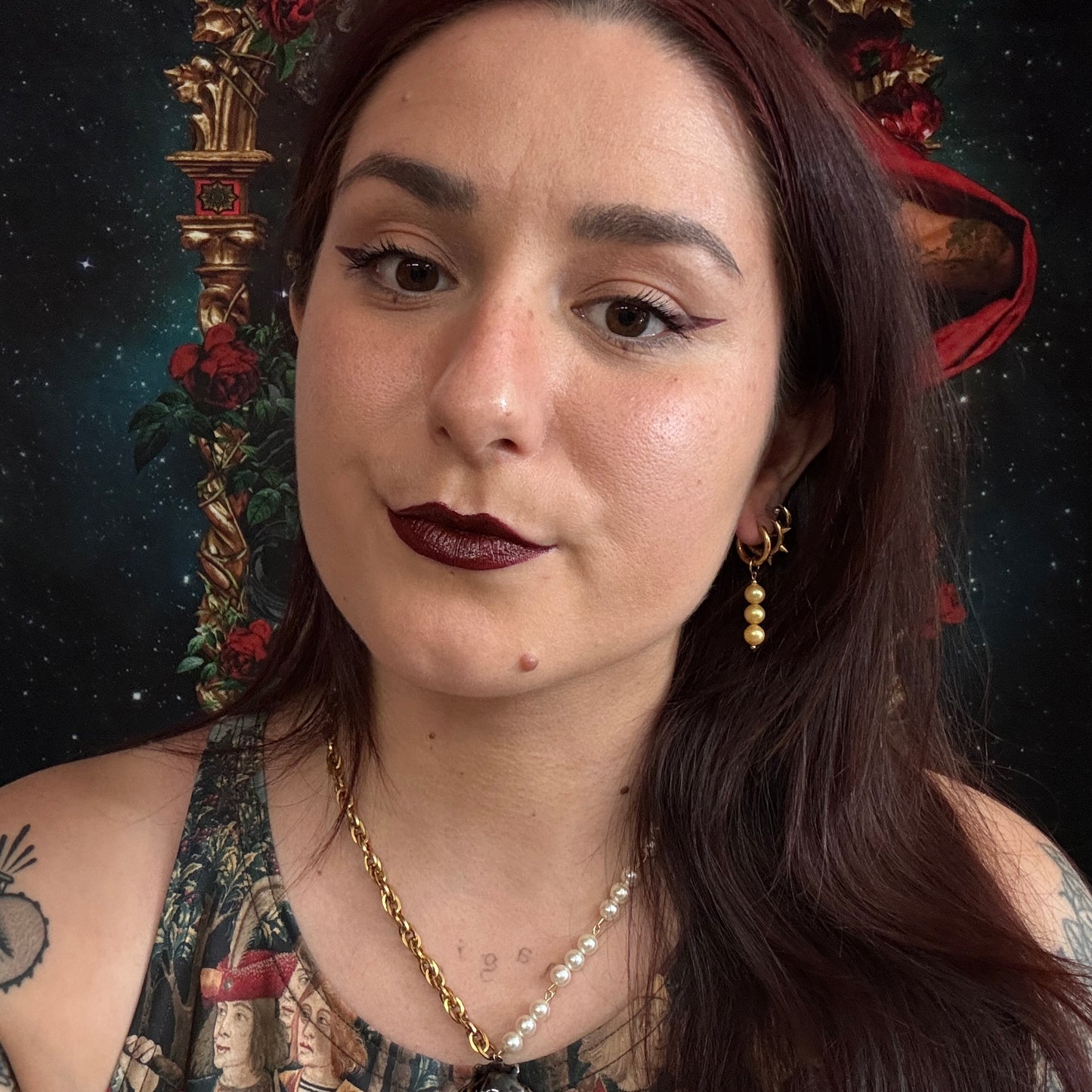 Boucles d’oreilles magiques et upcyclées : Séléria (Paua et perles vintage japonaises)